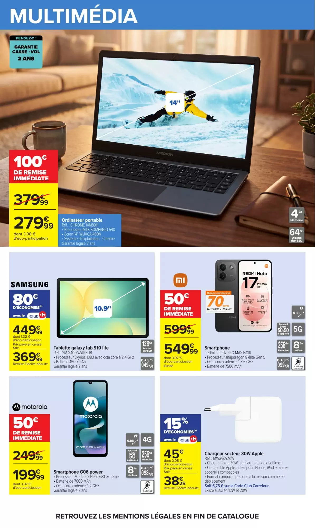 Prospectus promotionnel Carrefour valable à partir du 27/10/2026 - Page 72.