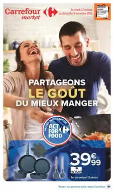 Prospectus promotionnel Carrefour Market valable à partir du 27/10/2026