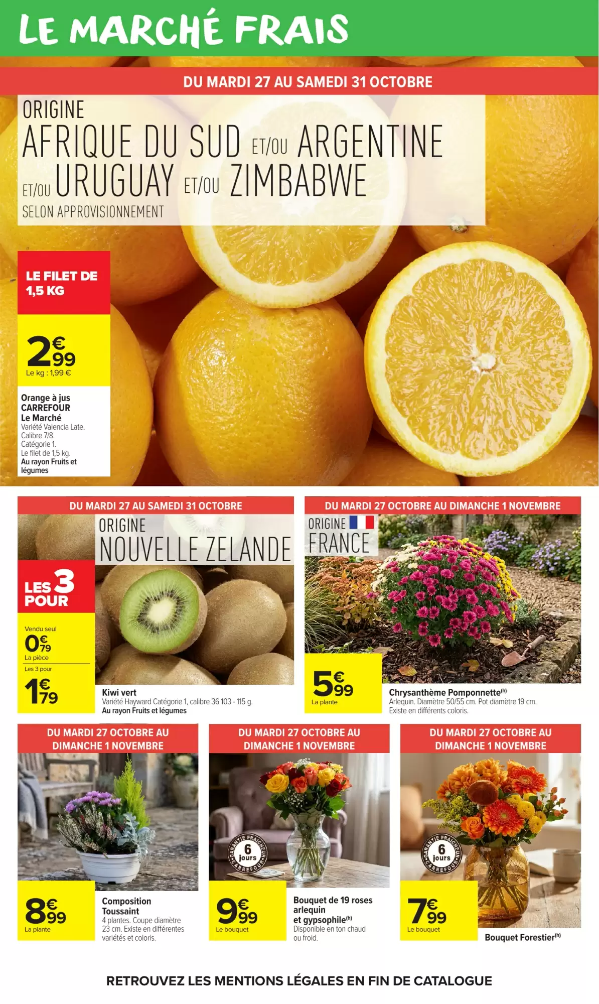 Prospectus promotionnel Carrefour Market valable à partir du 27/10/2026 - Page 17.