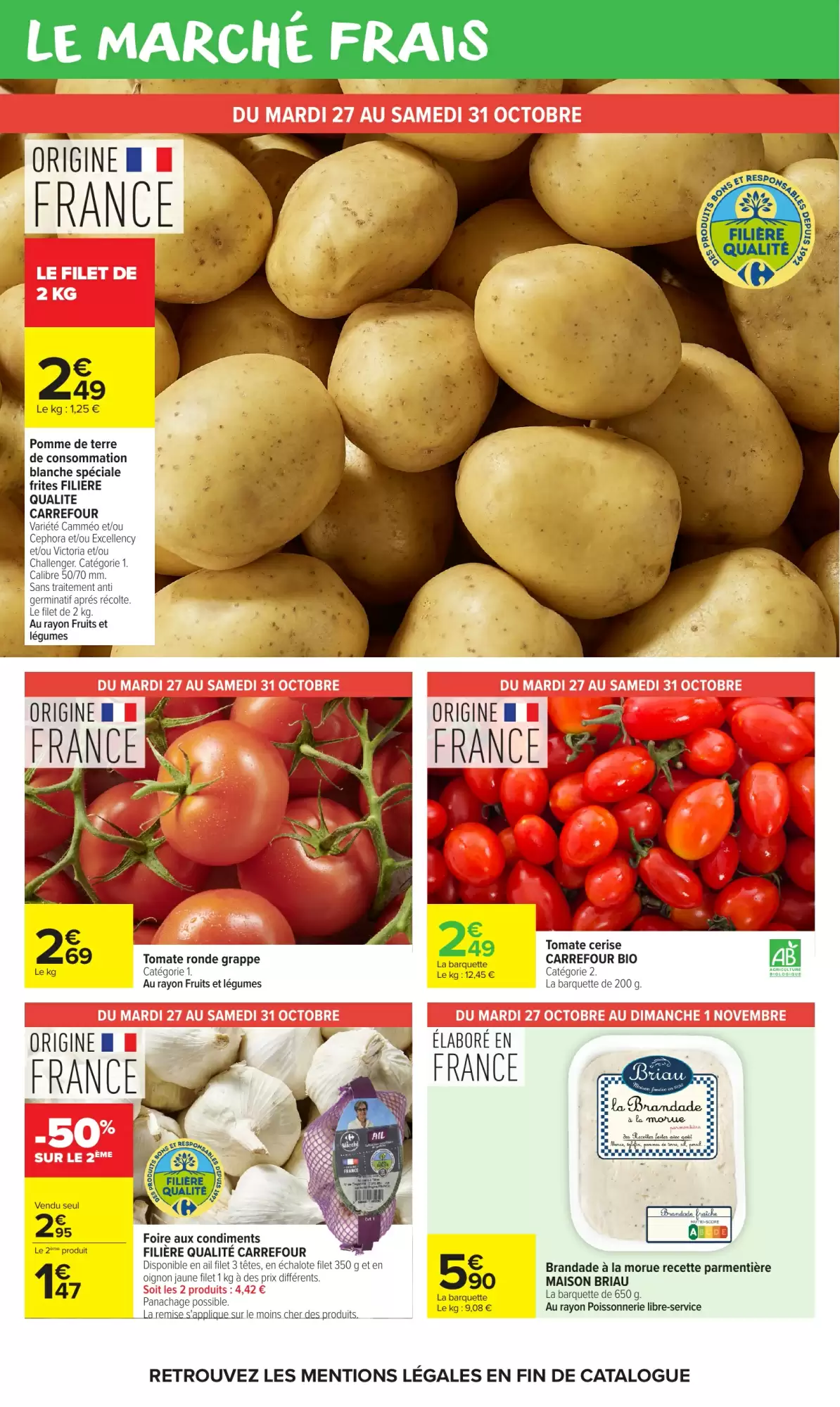 Prospectus promotionnel Carrefour Market valable à partir du 27/10/2026 - Page 18.