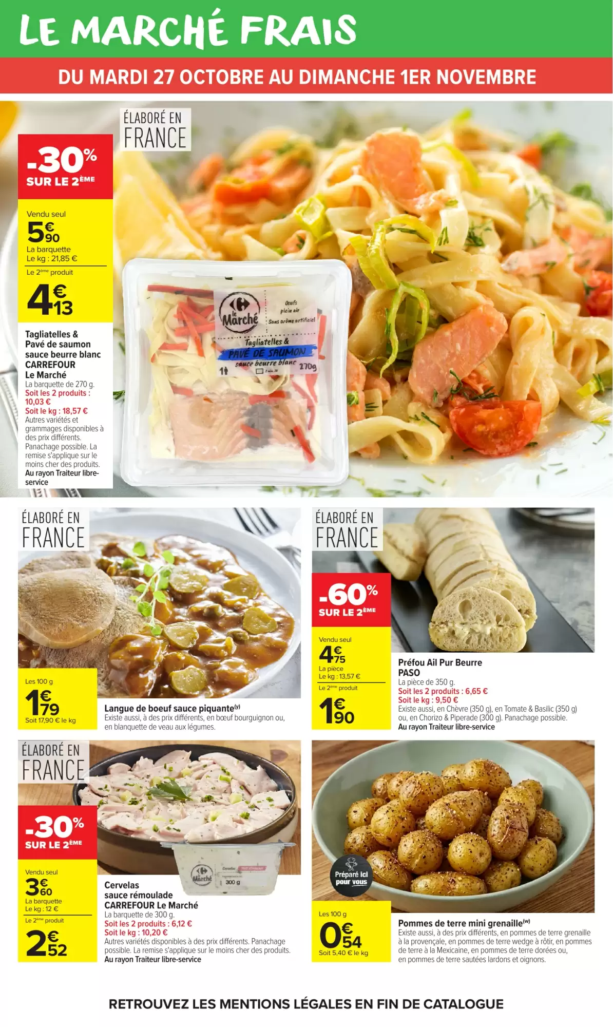 Prospectus promotionnel Carrefour Market valable à partir du 27/10/2026 - Page 20.