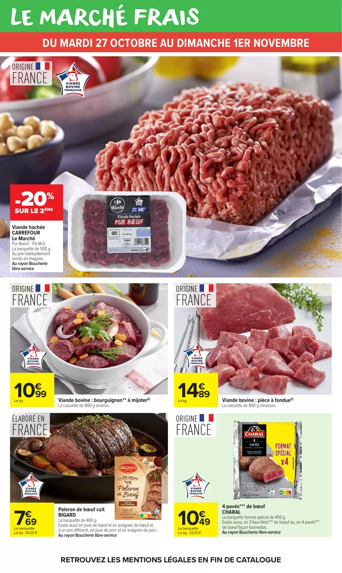 Prospectus promotionnel Carrefour Market valable à partir du 27/10/2026 - Page 21.