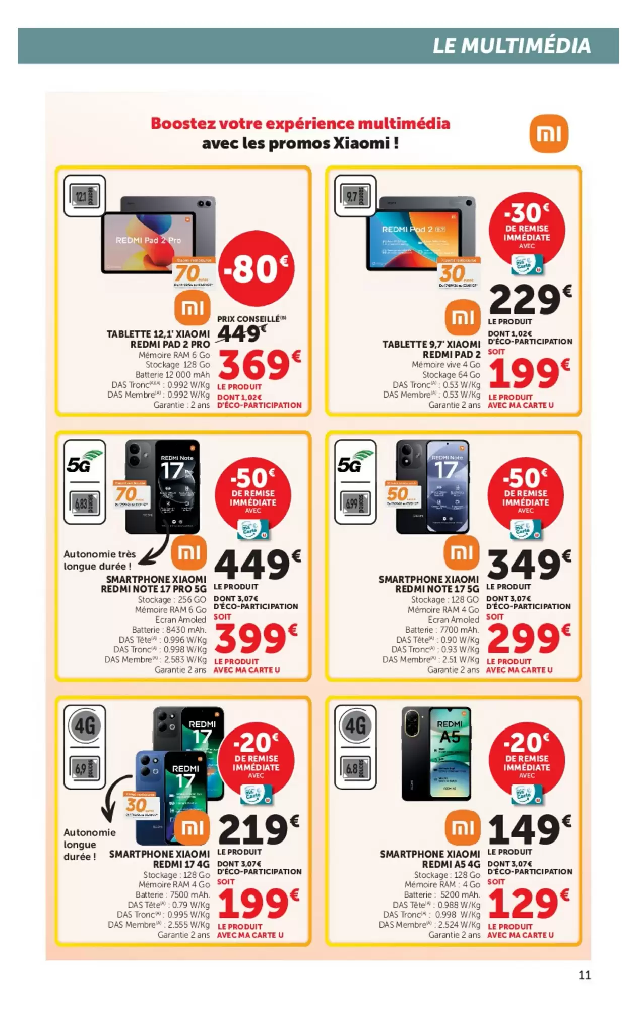 Prospectus promotionnel Hyper U valable à partir du 27/10/2026 - Page 11.