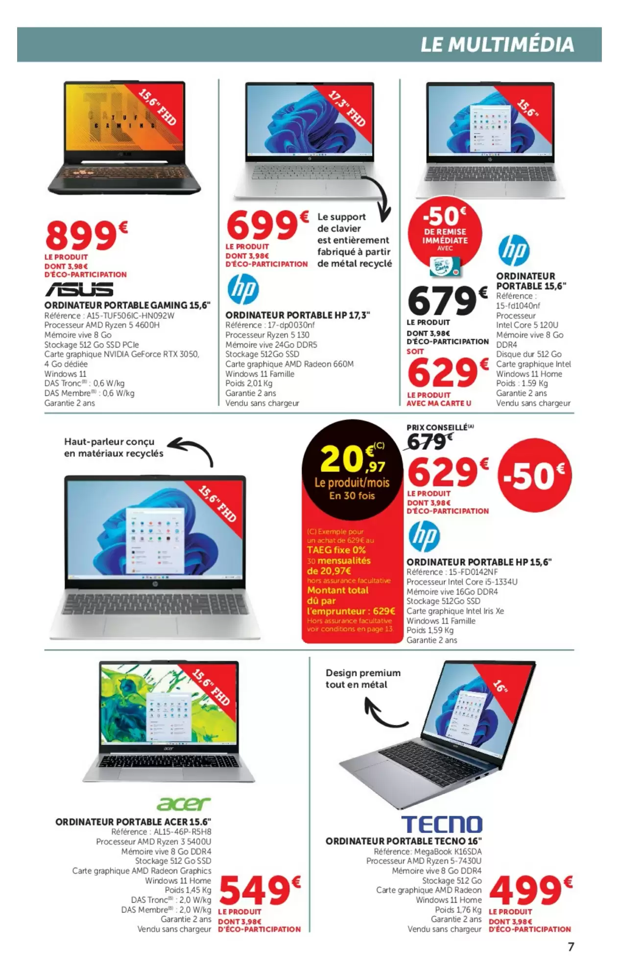 Prospectus promotionnel Hyper U valable à partir du 27/10/2026 - Page 7.