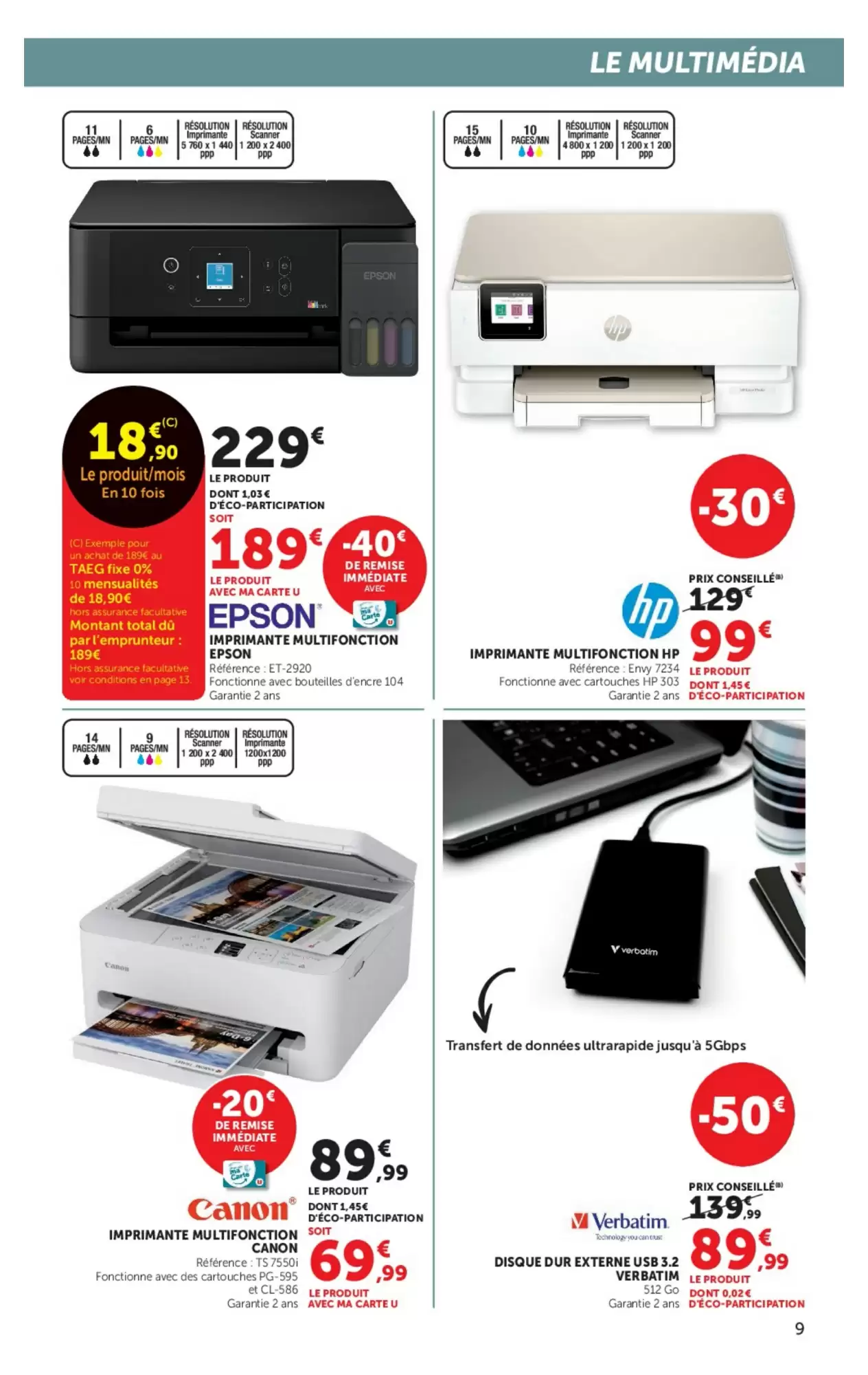 Prospectus promotionnel Hyper U valable à partir du 27/10/2026 - Page 9.