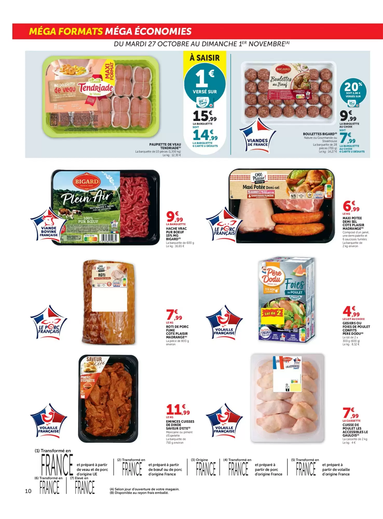 Prospectus promotionnel Hyper U valable à partir du 27/10/2026 - Page 10.