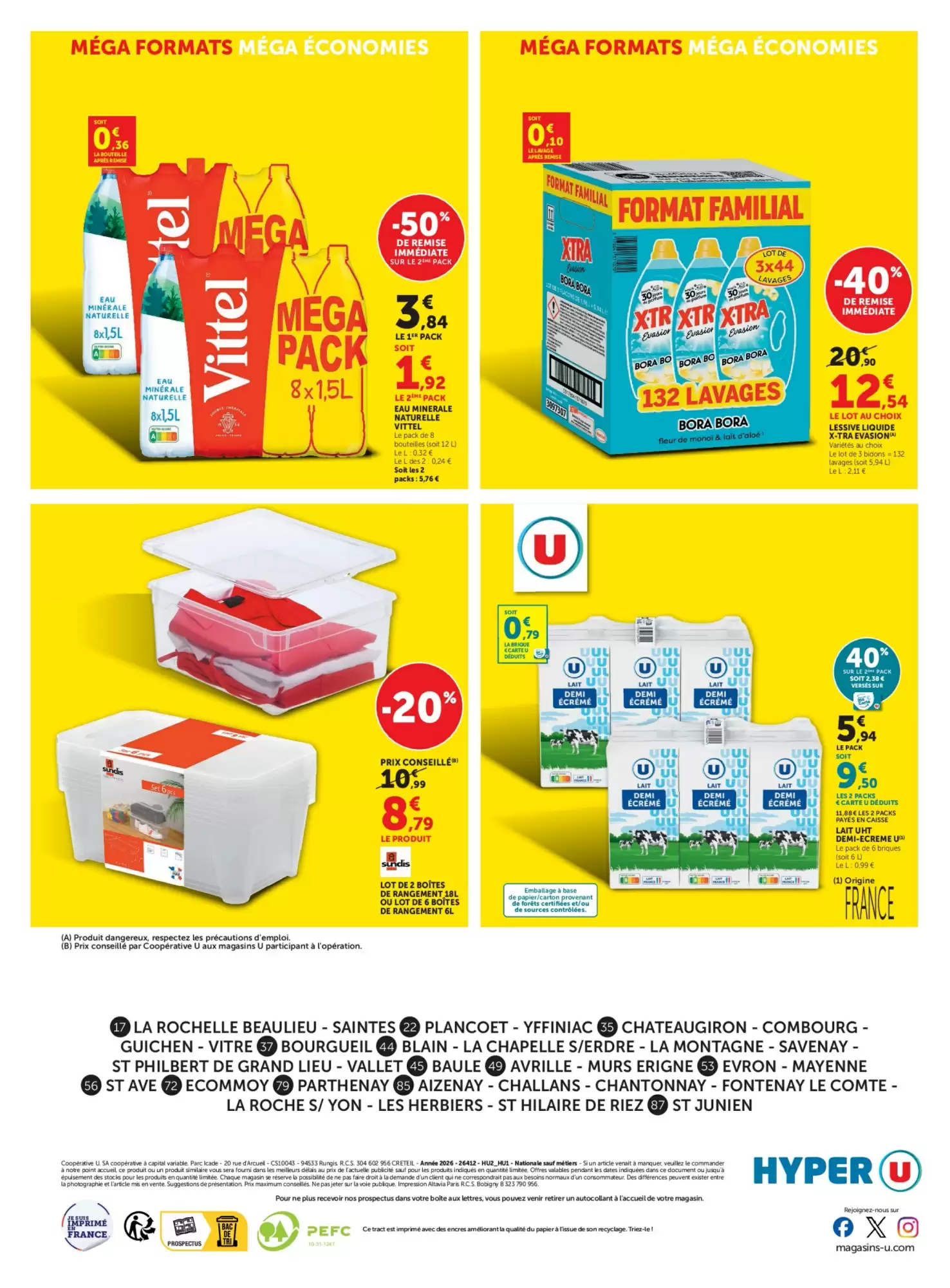 Prospectus promotionnel Hyper U valable à partir du 27/10/2026 - Page 20.