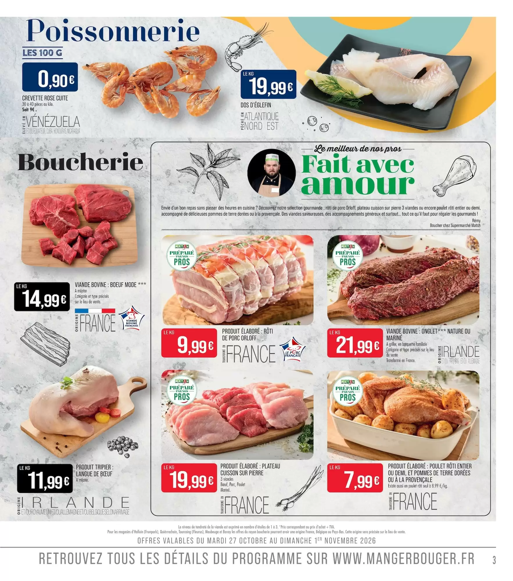 Prospectus promotionnel Match valable à partir du 27/10/2026 - Page 3.