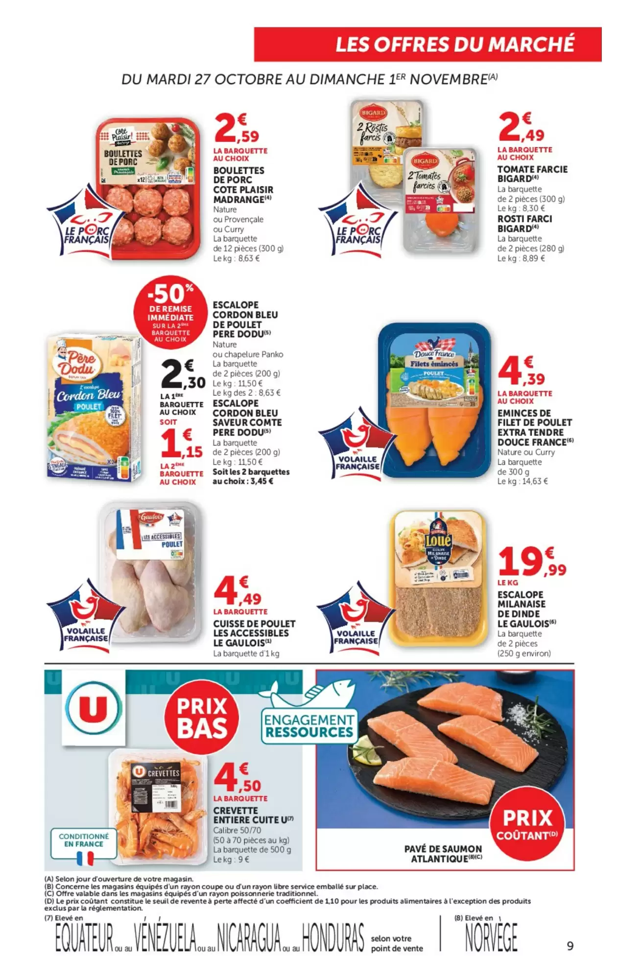 Prospectus promotionnel Super U valable à partir du 27/10/2026 - Page 9.