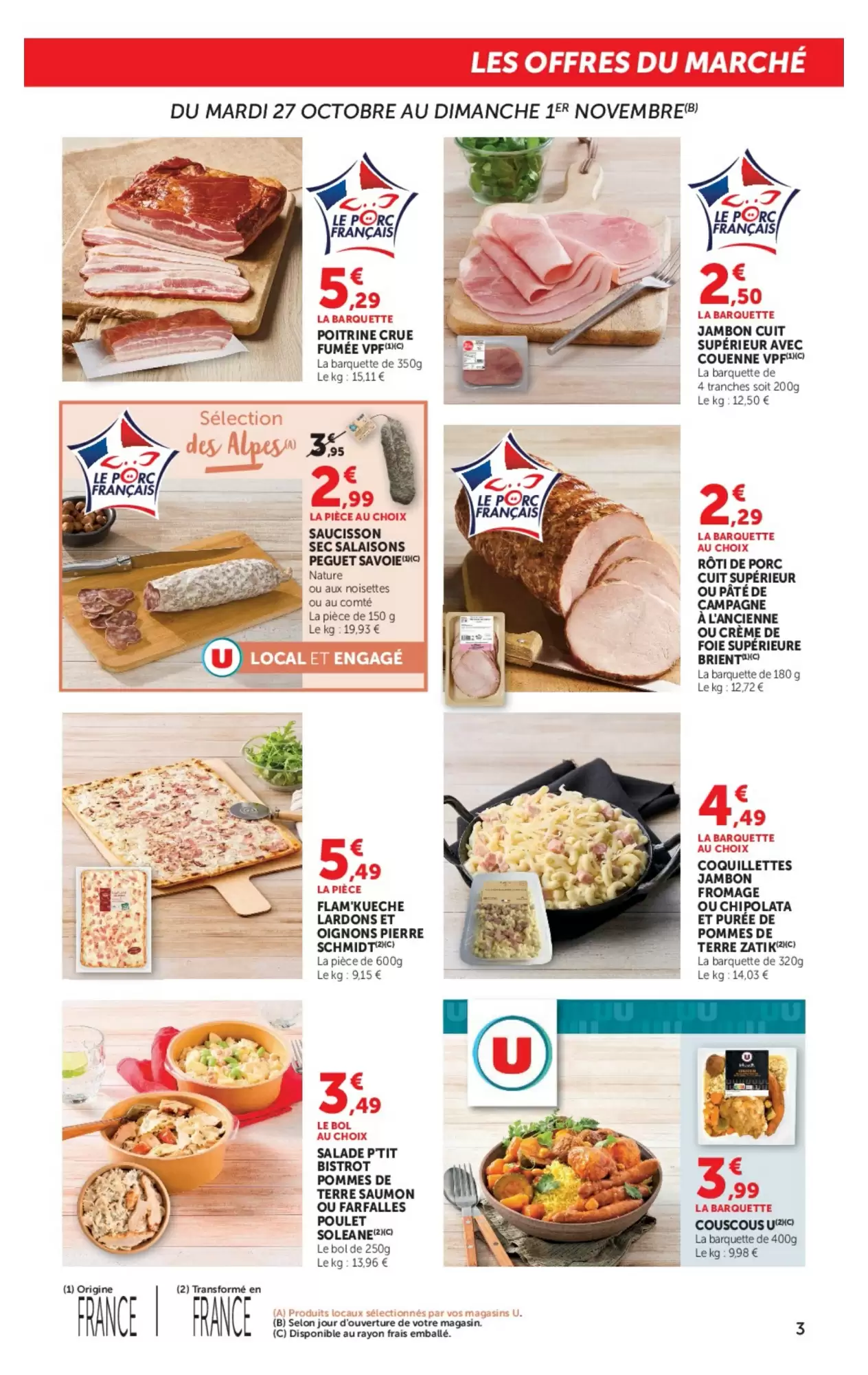 Prospectus promotionnel U Express valable à partir du 27/10/2026 - Page 3.