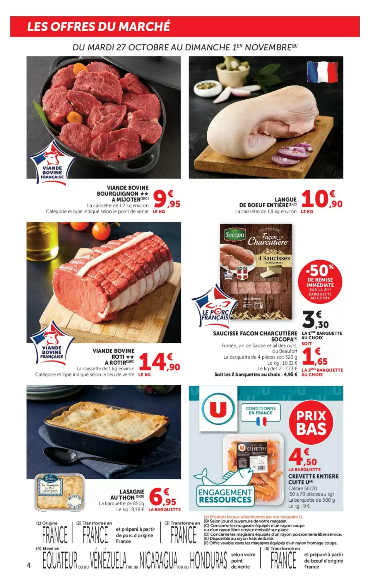 Prospectus promotionnel U Express valable à partir du 27/10/2026 - Page 4.