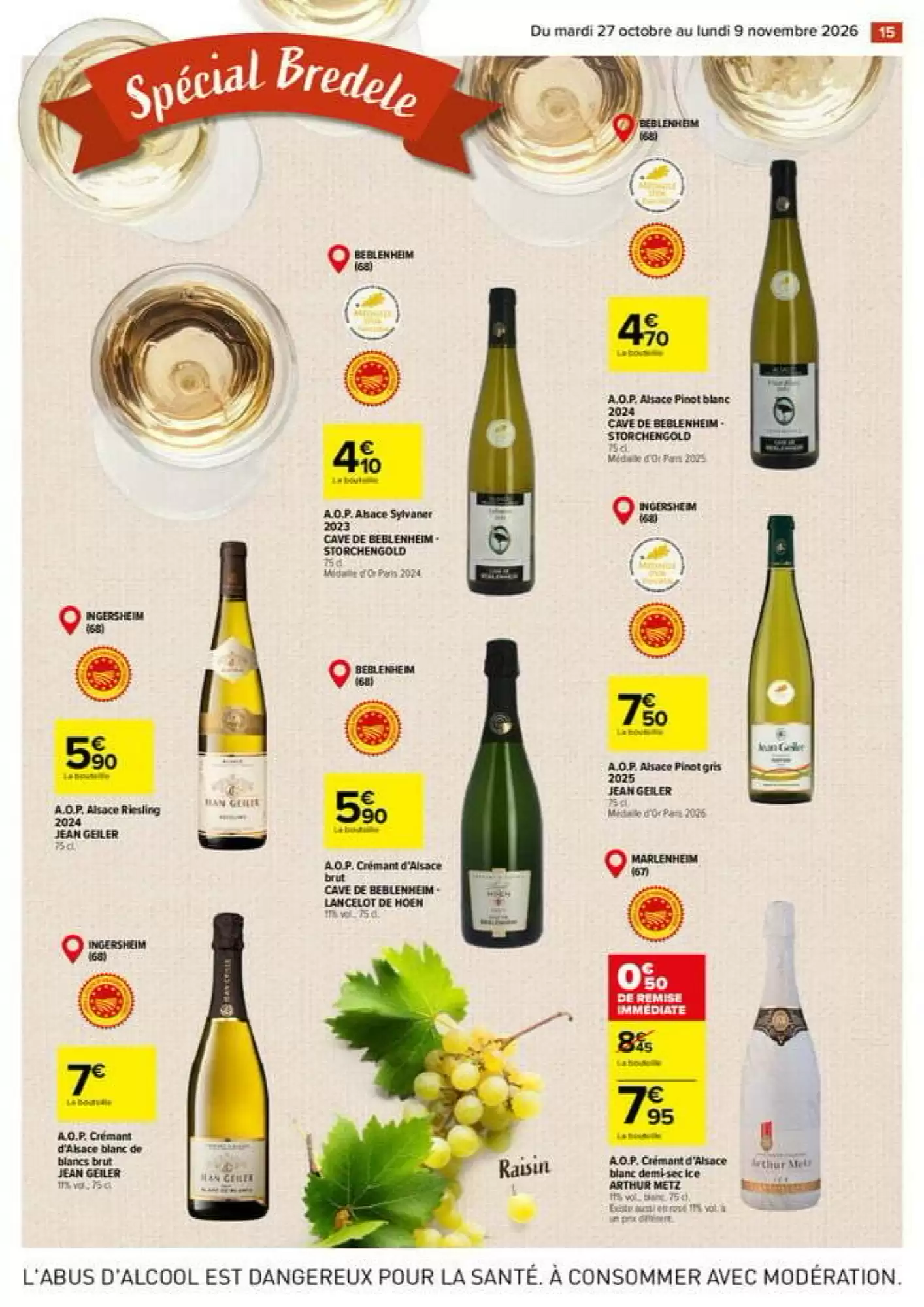 Prospectus promotionnel Carrefour valable à partir du 27/10/2026 - Page 15.