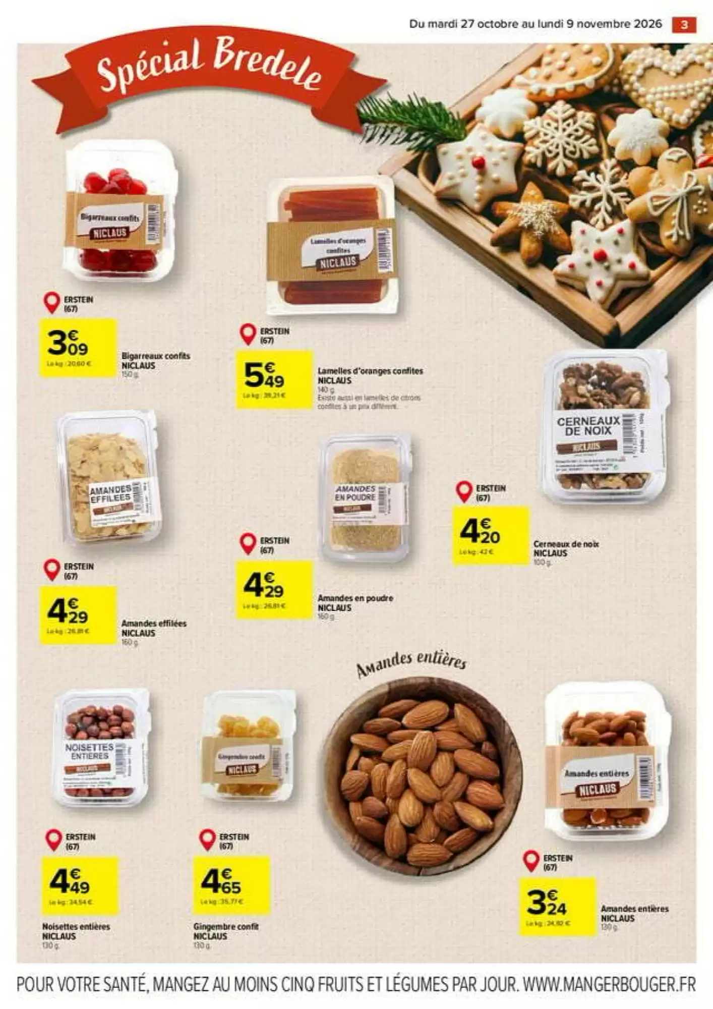 Prospectus promotionnel Carrefour valable à partir du 27/10/2026 - Page 3.