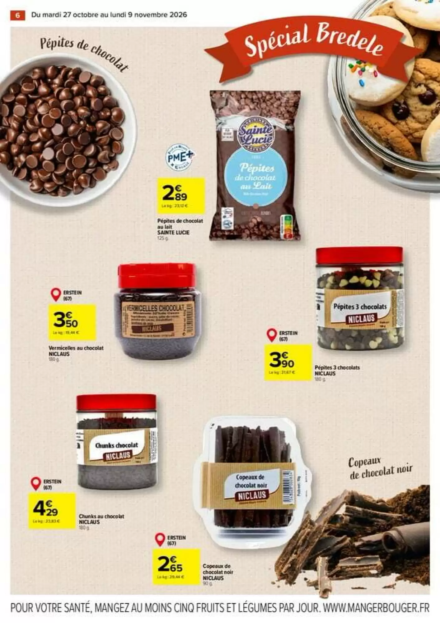 Prospectus promotionnel Carrefour valable à partir du 27/10/2026 - Page 6.