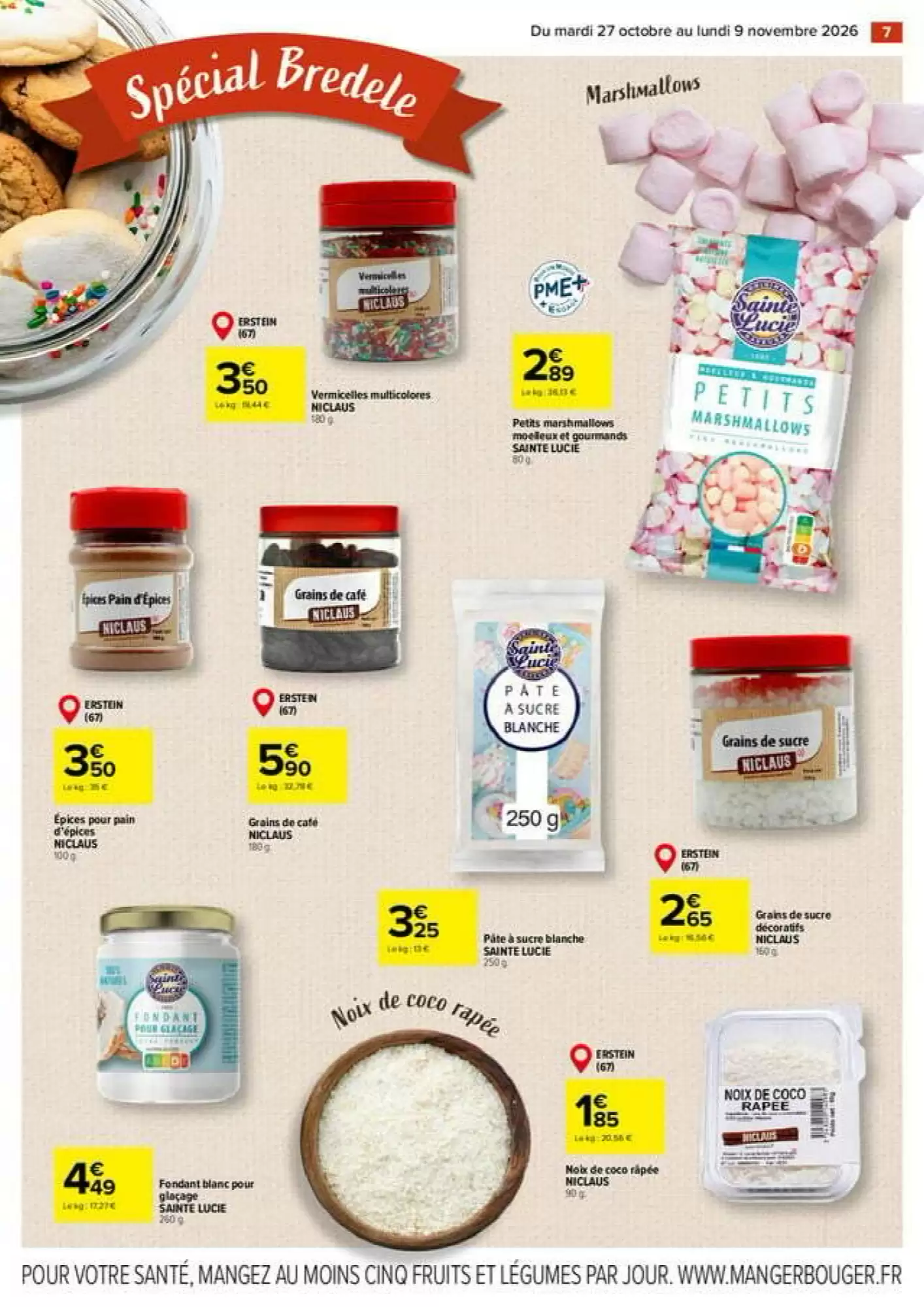 Prospectus promotionnel Carrefour valable à partir du 27/10/2026 - Page 7.