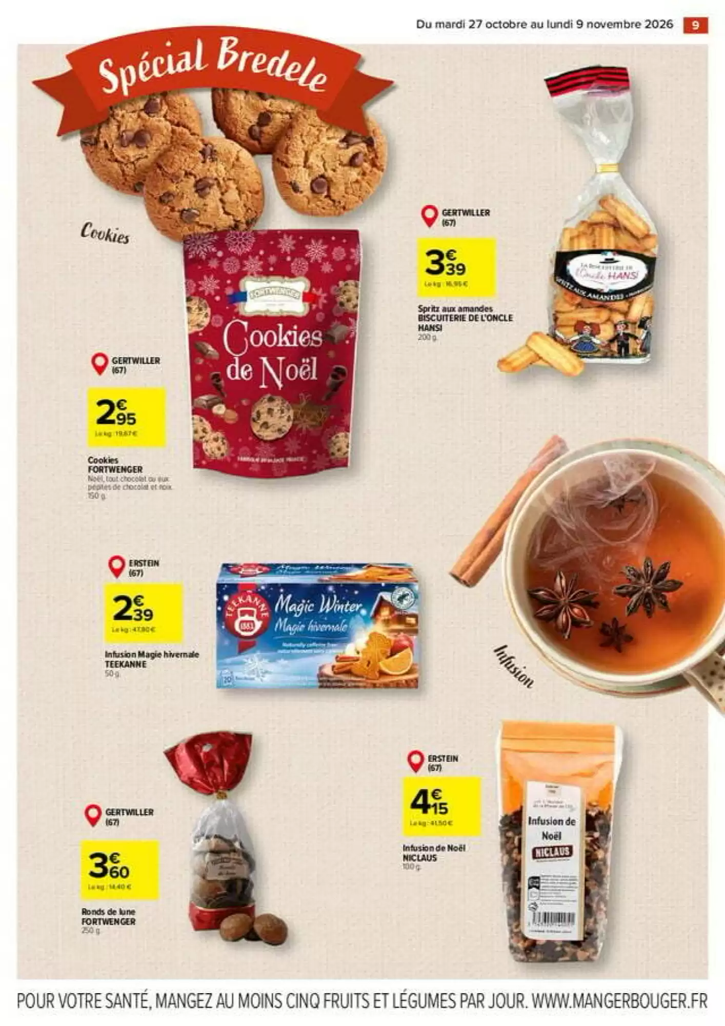 Prospectus promotionnel Carrefour valable à partir du 27/10/2026 - Page 9.