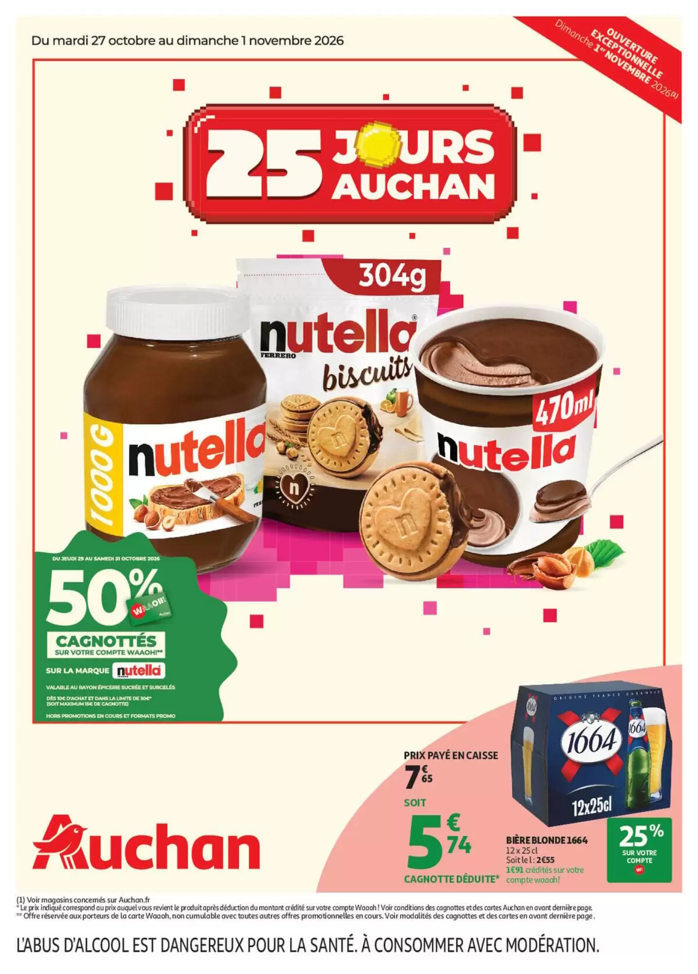 Prospectus promotionnel Auchan valable à partir du 27/10/2026 - Page 1.