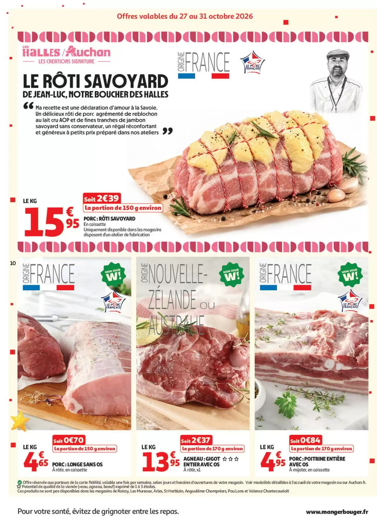 Prospectus promotionnel Auchan valable à partir du 27/10/2026 - Page 10.