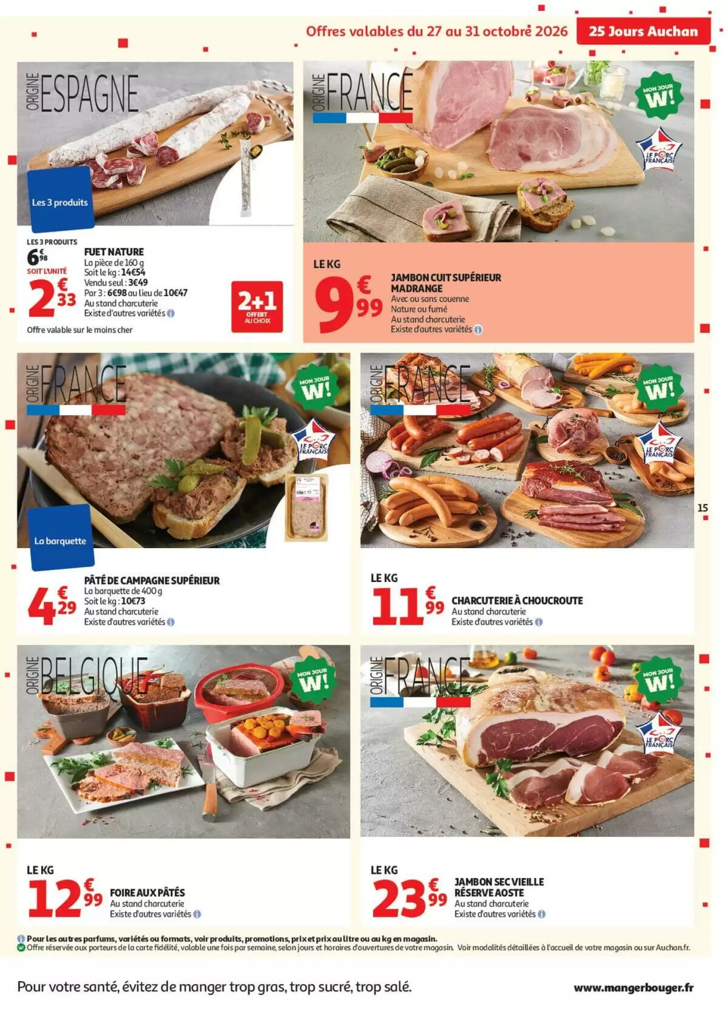 Prospectus promotionnel Auchan valable à partir du 27/10/2026 - Page 15.
