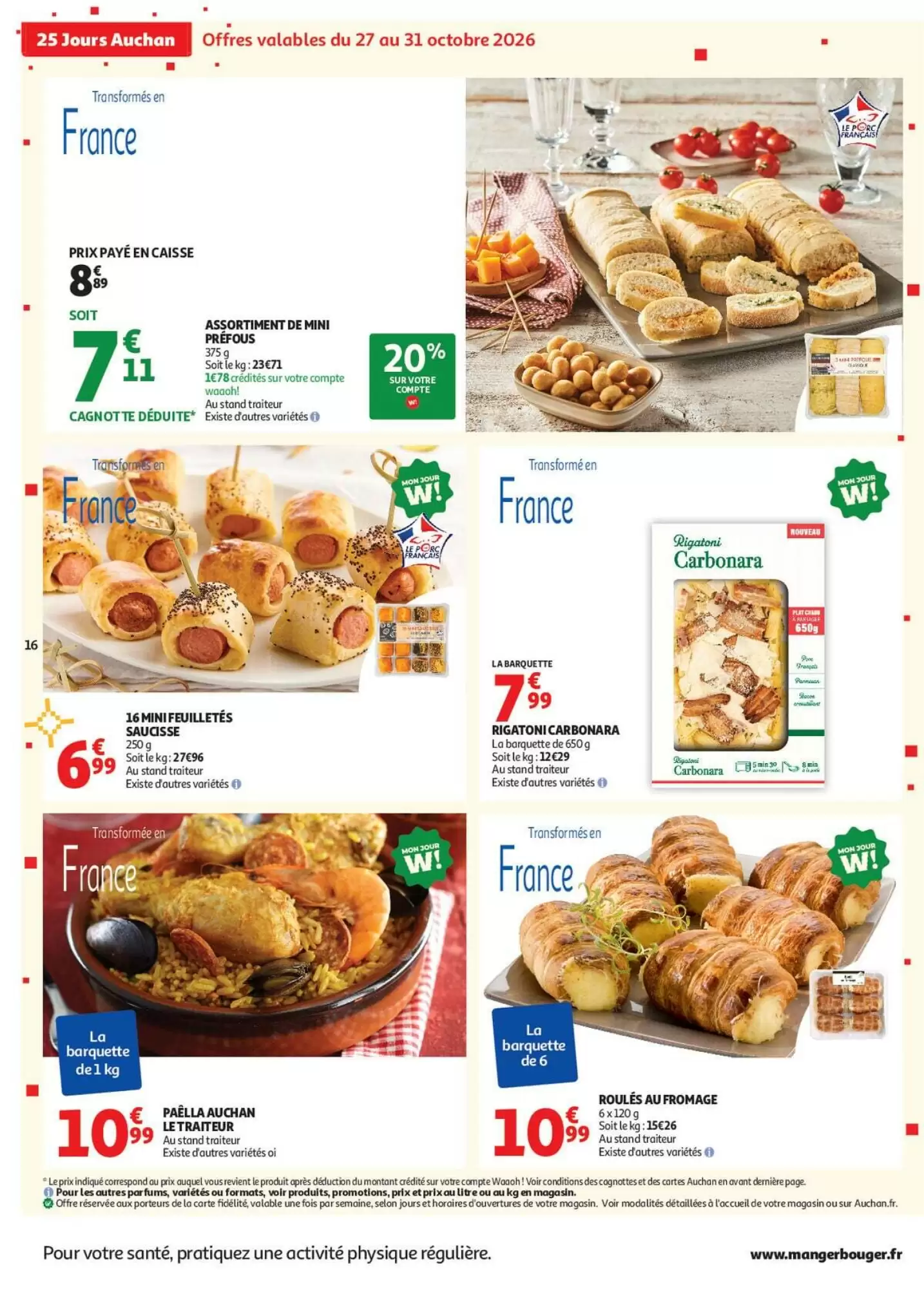 Prospectus promotionnel Auchan valable à partir du 27/10/2026 - Page 16.