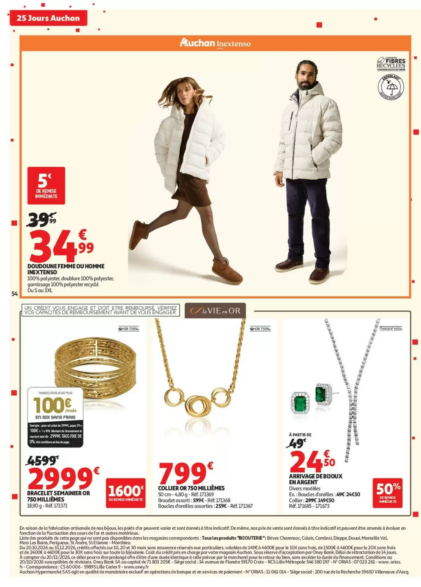 Prospectus promotionnel Auchan valable à partir du 27/10/2026 - Page 54.