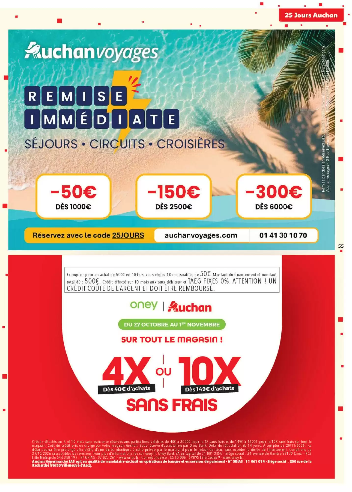 Prospectus promotionnel Auchan valable à partir du 27/10/2026 - Page 55.