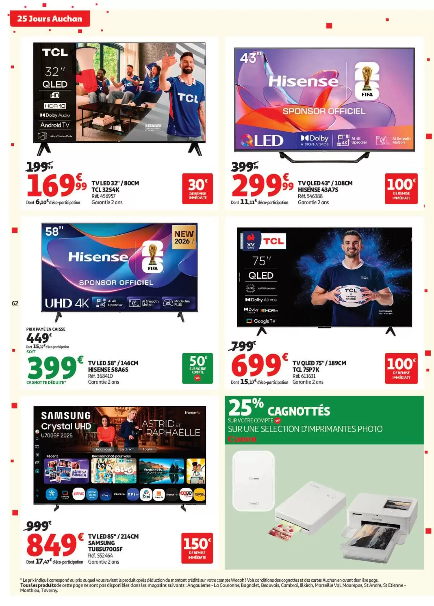Prospectus promotionnel Auchan valable à partir du 27/10/2026 - Page 62.