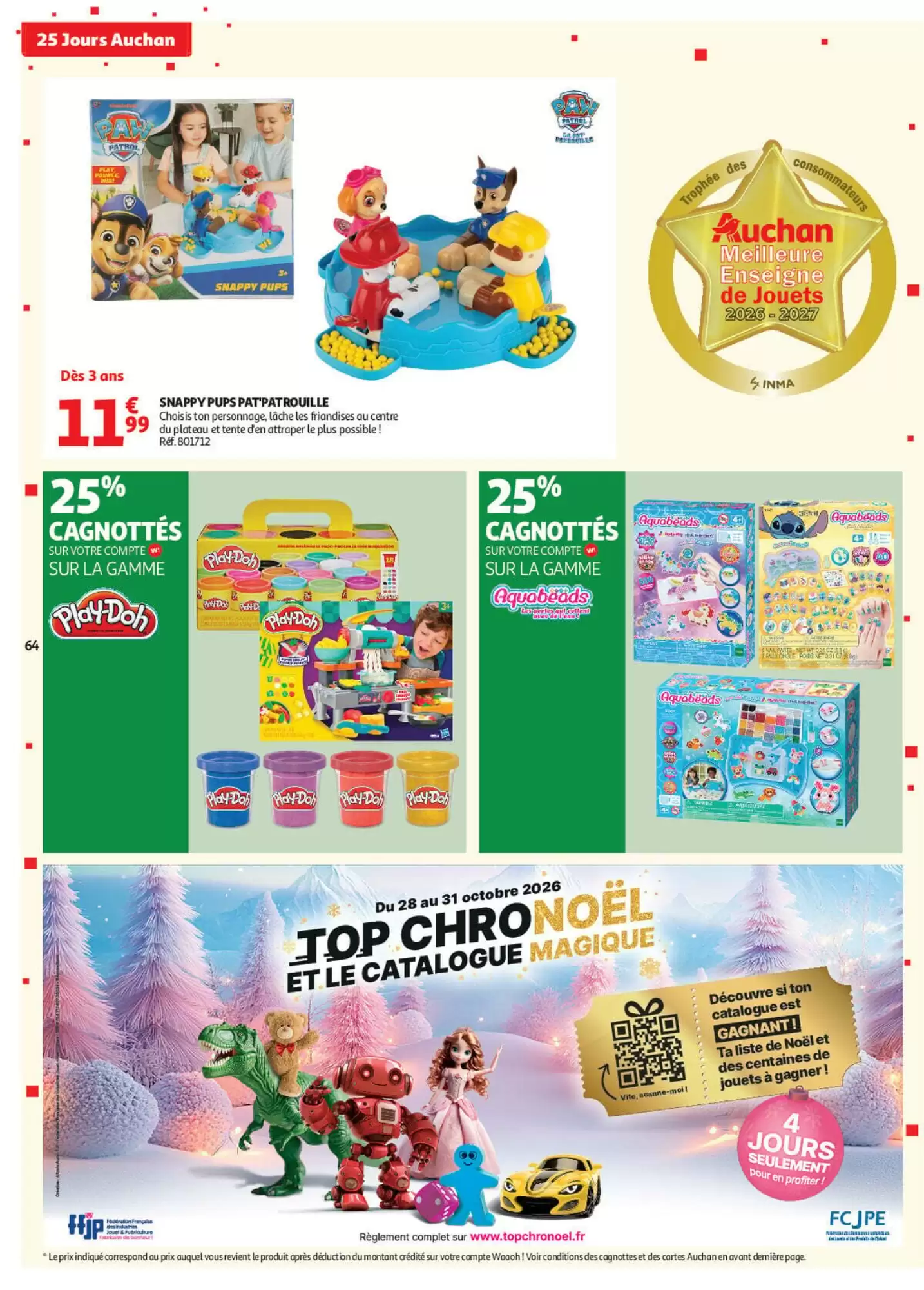 Prospectus promotionnel Auchan valable à partir du 27/10/2026 - Page 64.