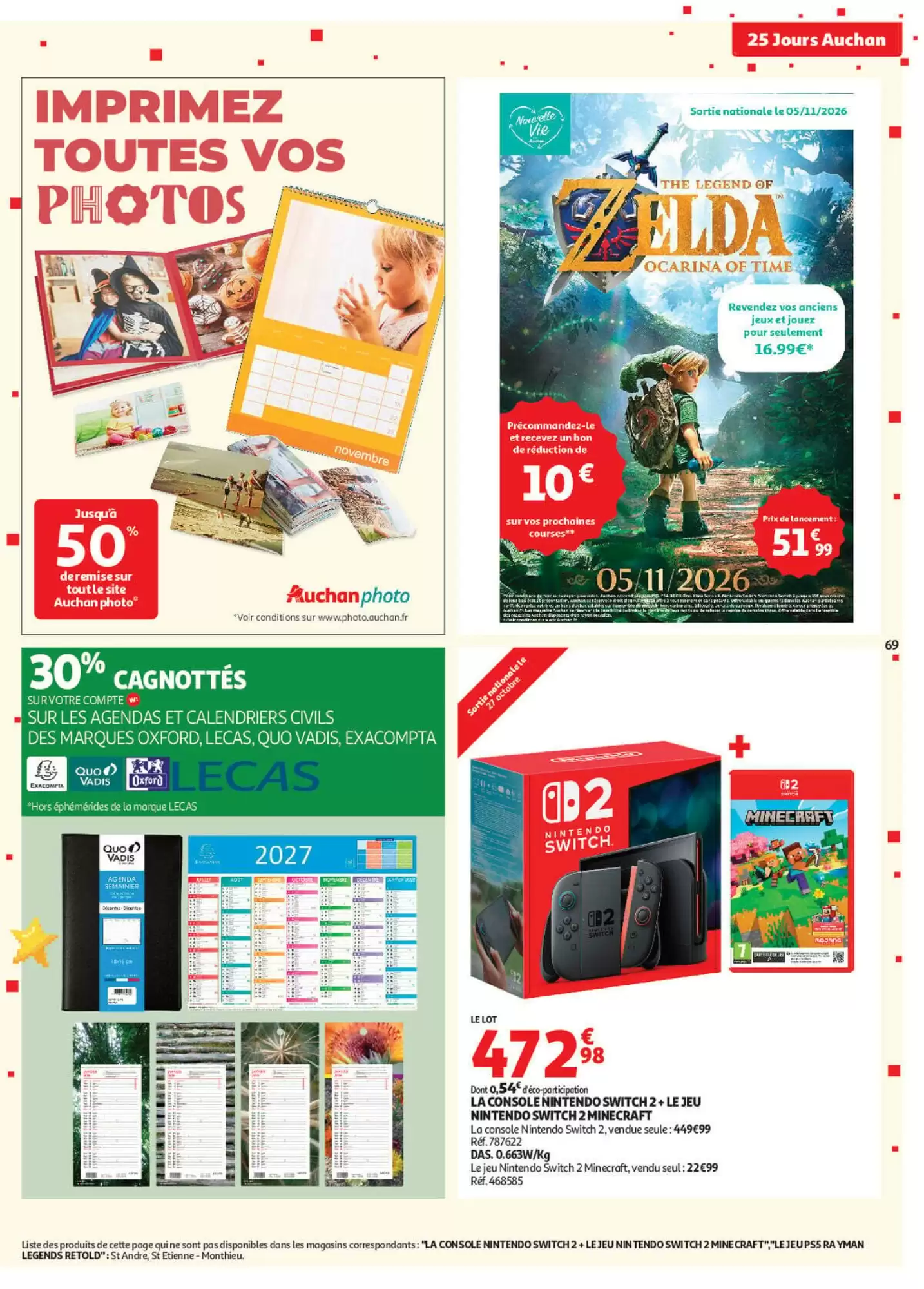 Prospectus promotionnel Auchan valable à partir du 27/10/2026 - Page 69.