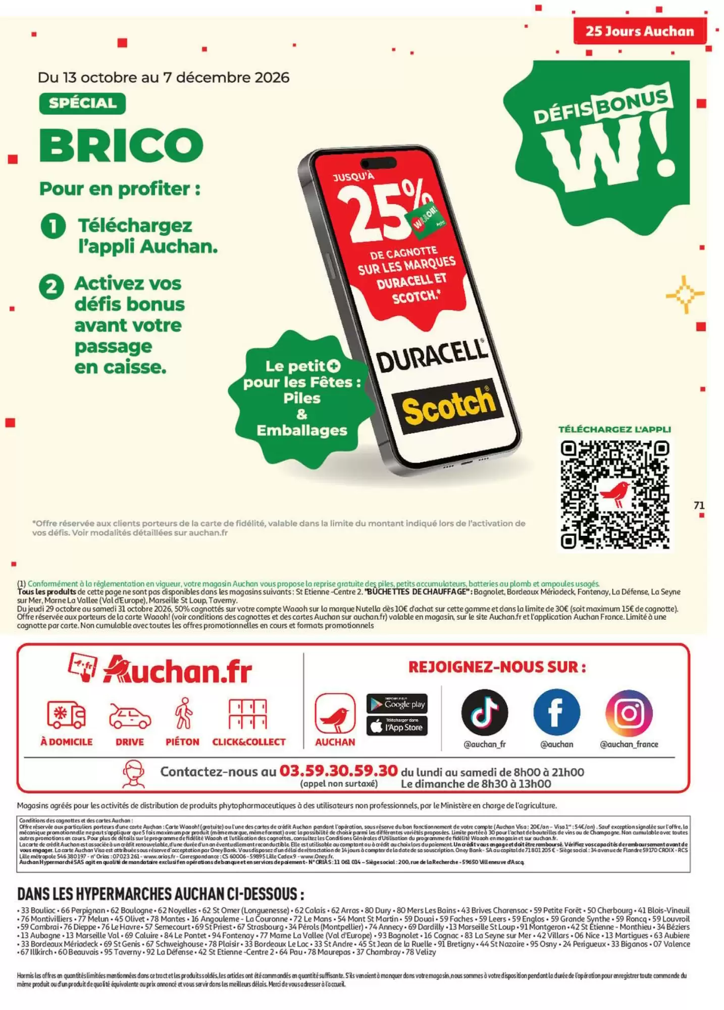 Prospectus promotionnel Auchan valable à partir du 27/10/2026 - Page 71.