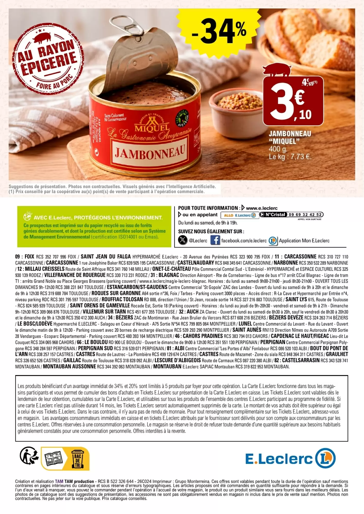 Prospectus promotionnel E.Leclerc valable à partir du 27/10/2026 - Page 12.