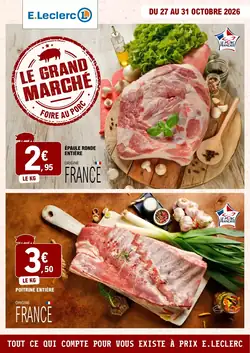 Prospectus promotionnel E.Leclerc valable à partir du 27/10/2026