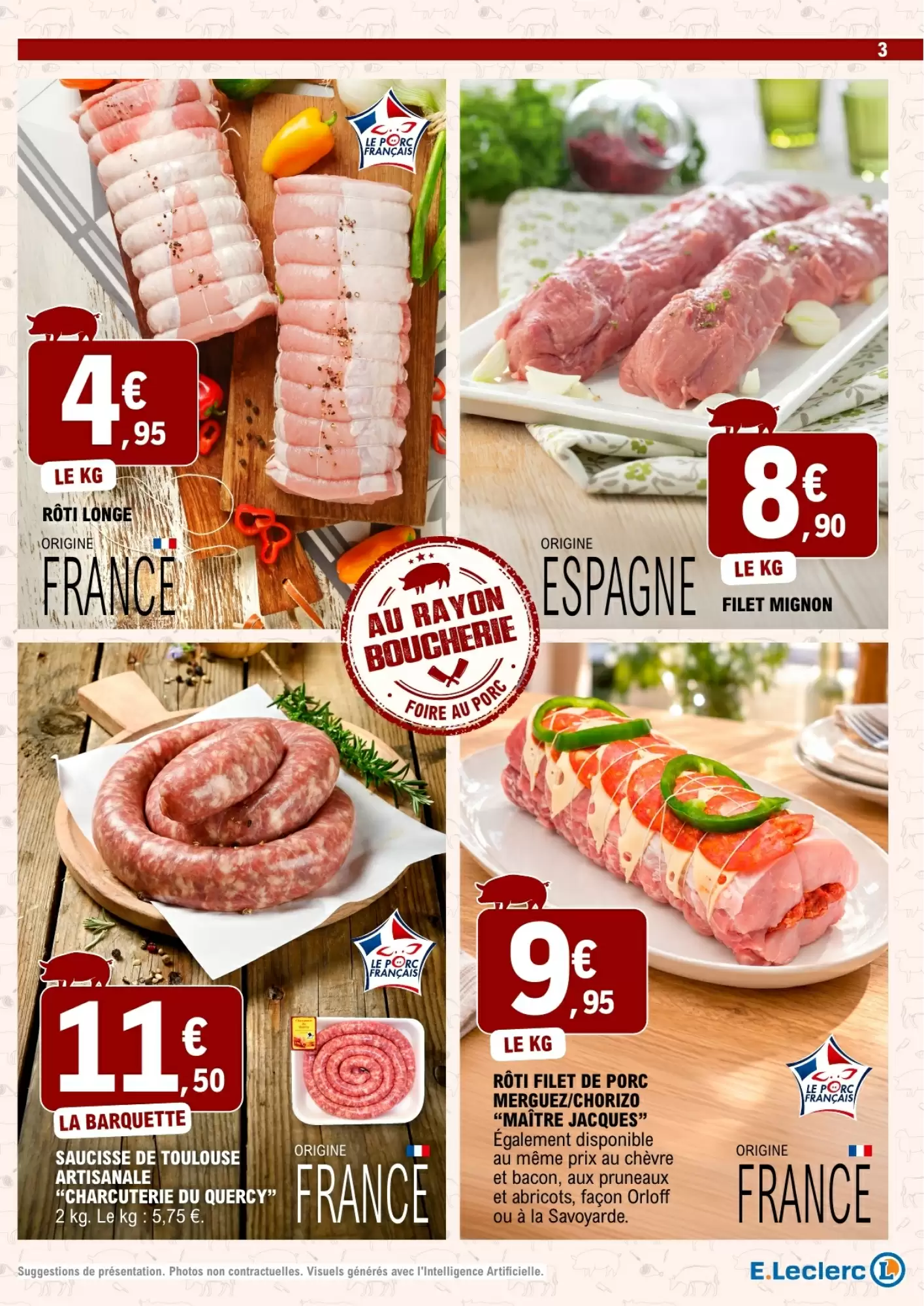Prospectus promotionnel E.Leclerc valable à partir du 27/10/2026 - Page 3.