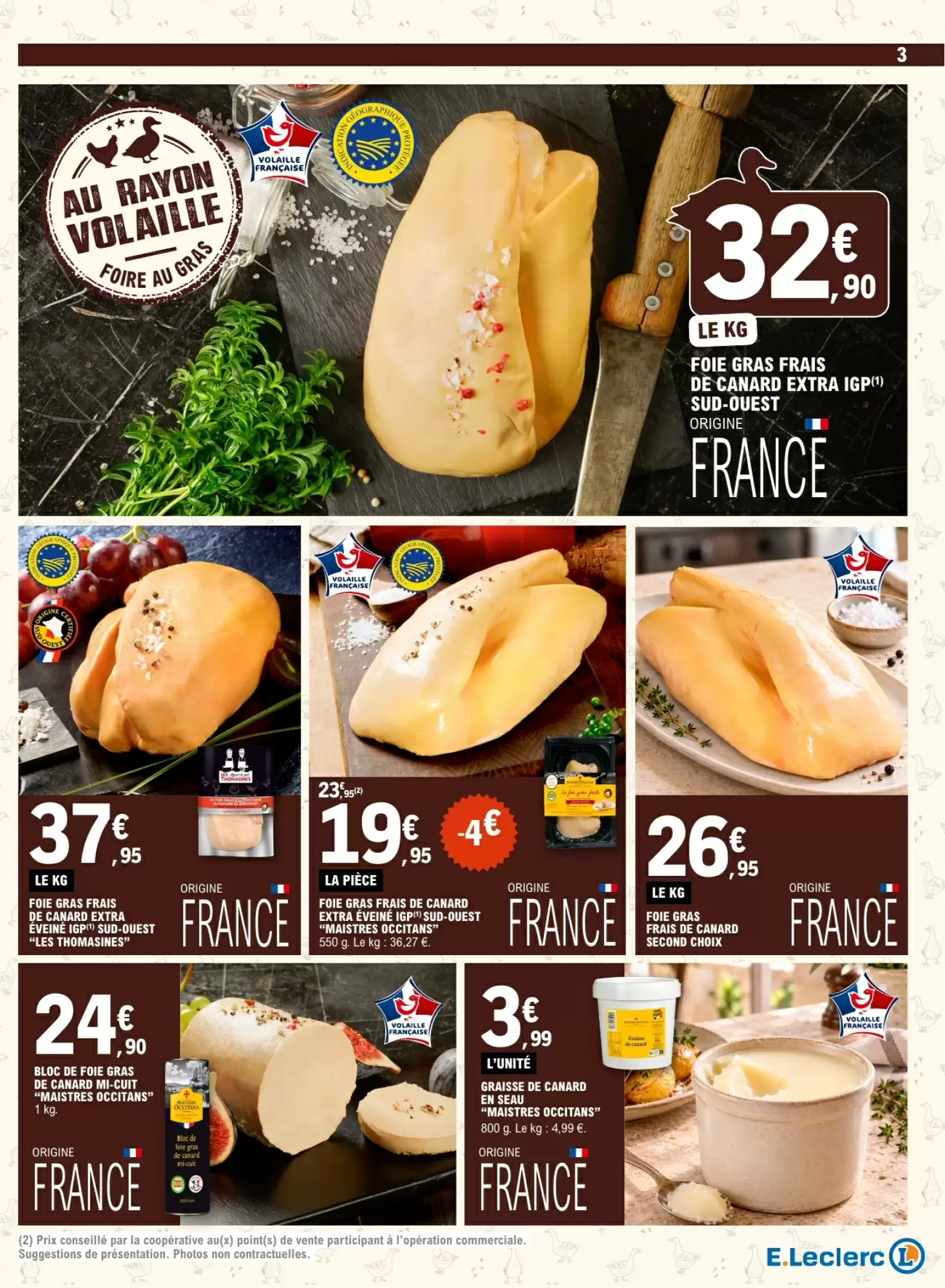 Prospectus promotionnel E.Leclerc valable à partir du 27/10/2026 - Page 3.