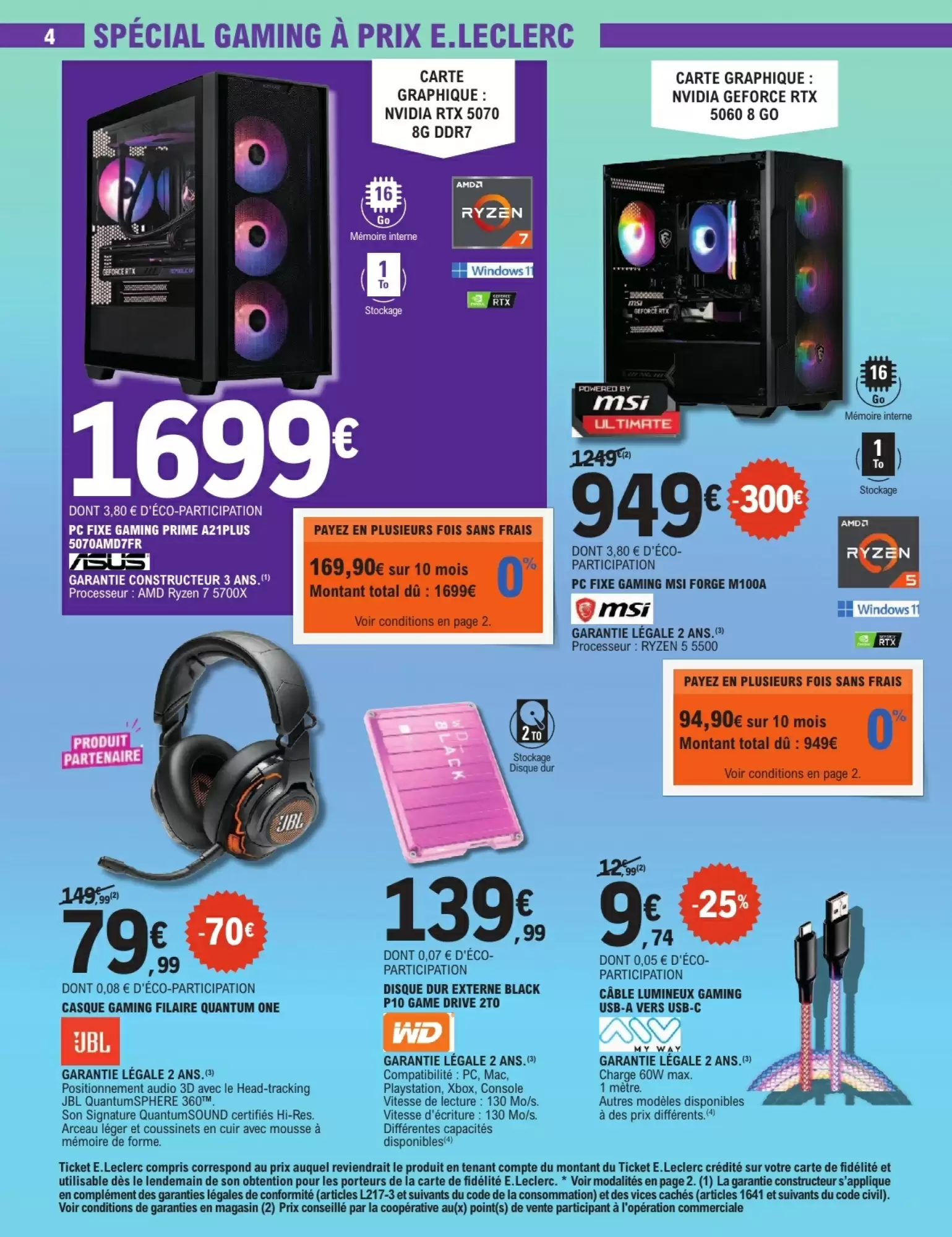 Prospectus promotionnel E.Leclerc valable à partir du 27/10/2026 - Page 4.