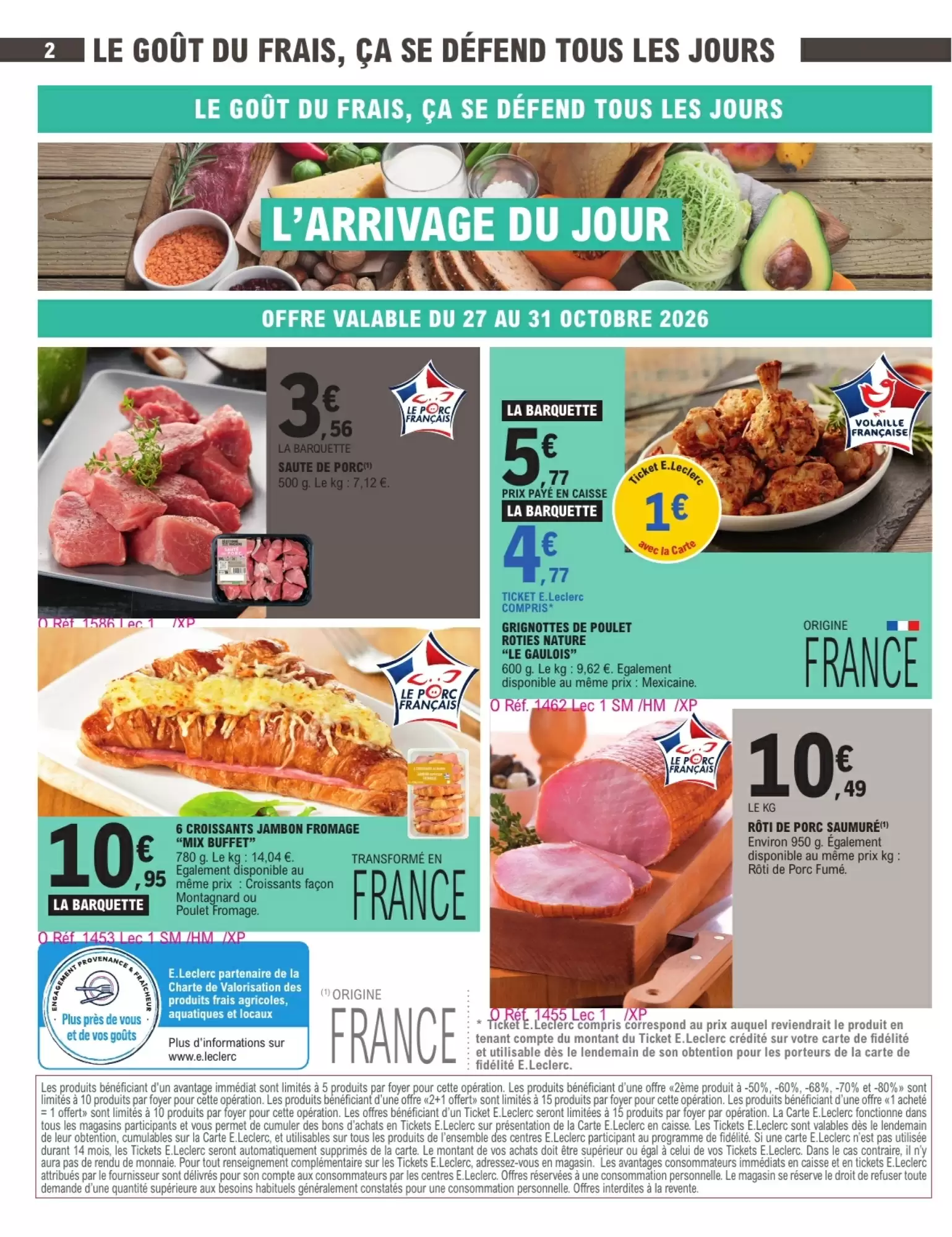 Prospectus promotionnel E.Leclerc Express valable à partir du 27/10/2026 - Page 2.
