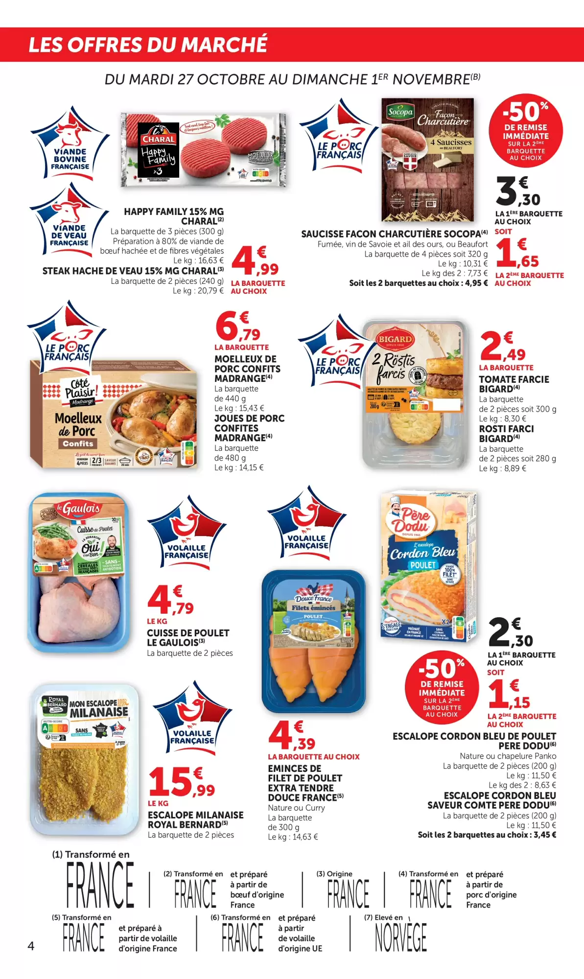 Prospectus promotionnel Bi1 valable à partir du 27/10/2026 - Page 4.
