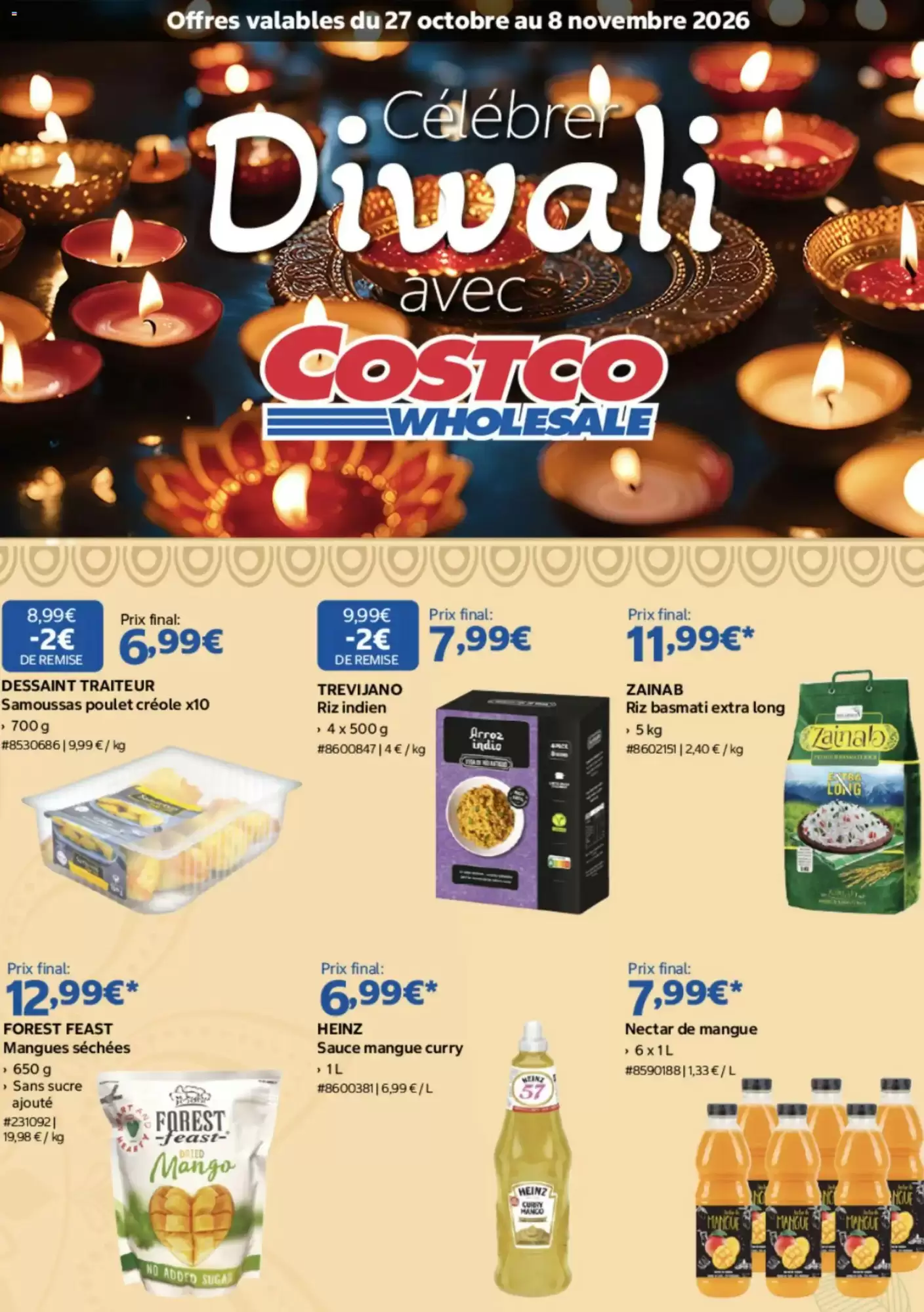 Prospectus promotionnel Costco valable à partir du 27/10/2026 - Page 1.