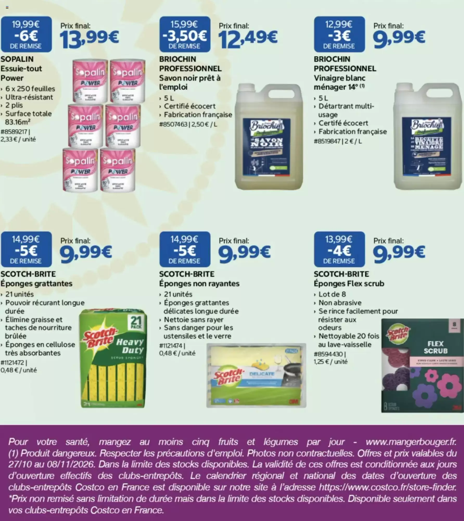 Prospectus promotionnel Costco valable à partir du 27/10/2026 - Page 5.