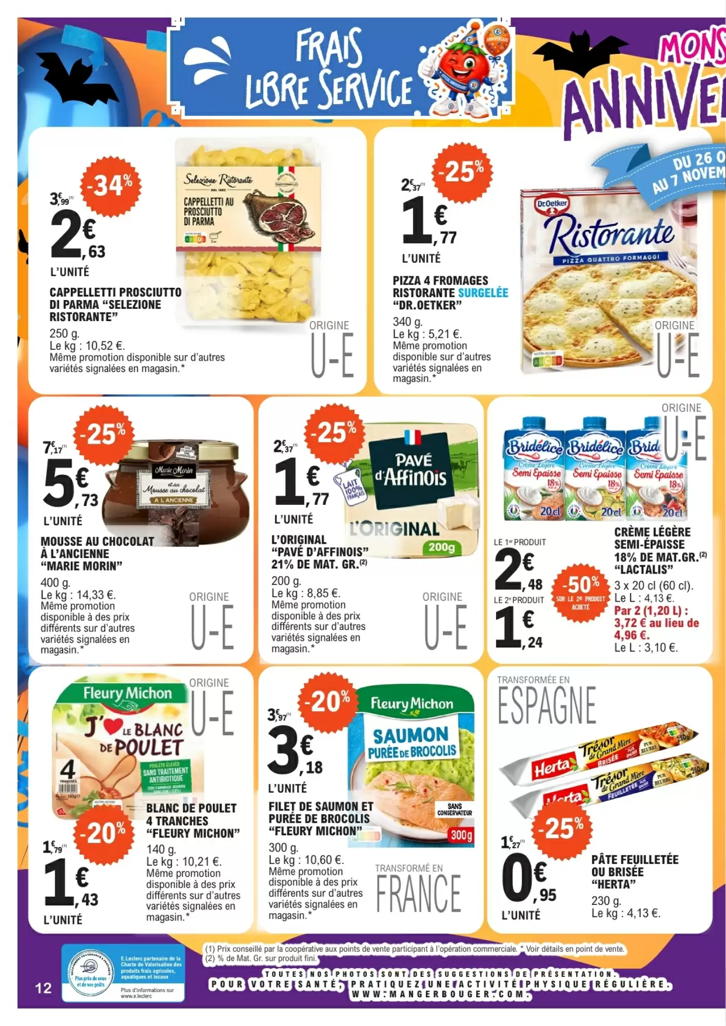 Prospectus promotionnel E.Leclerc valable à partir du 27/10/2026 - Page 12.