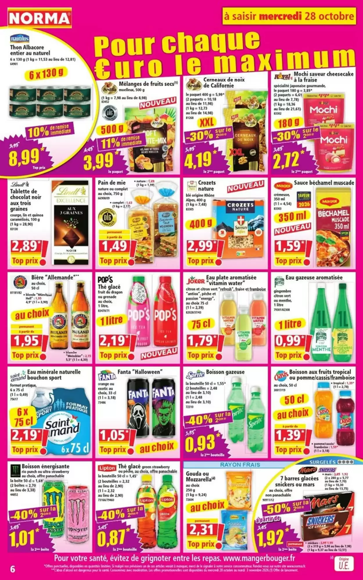 Prospectus promotionnel Norma valable à partir du 28/10/2026 - Page 6.