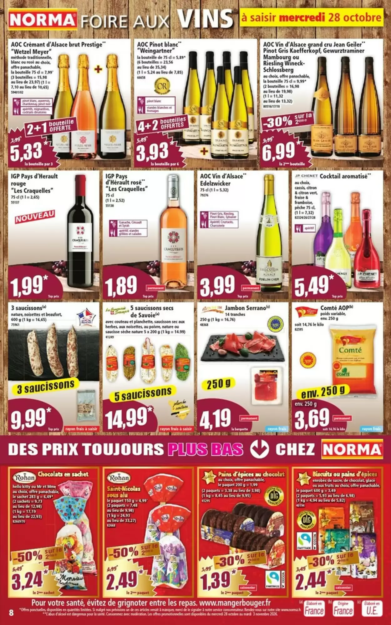 Prospectus promotionnel Norma valable à partir du 28/10/2026 - Page 8.