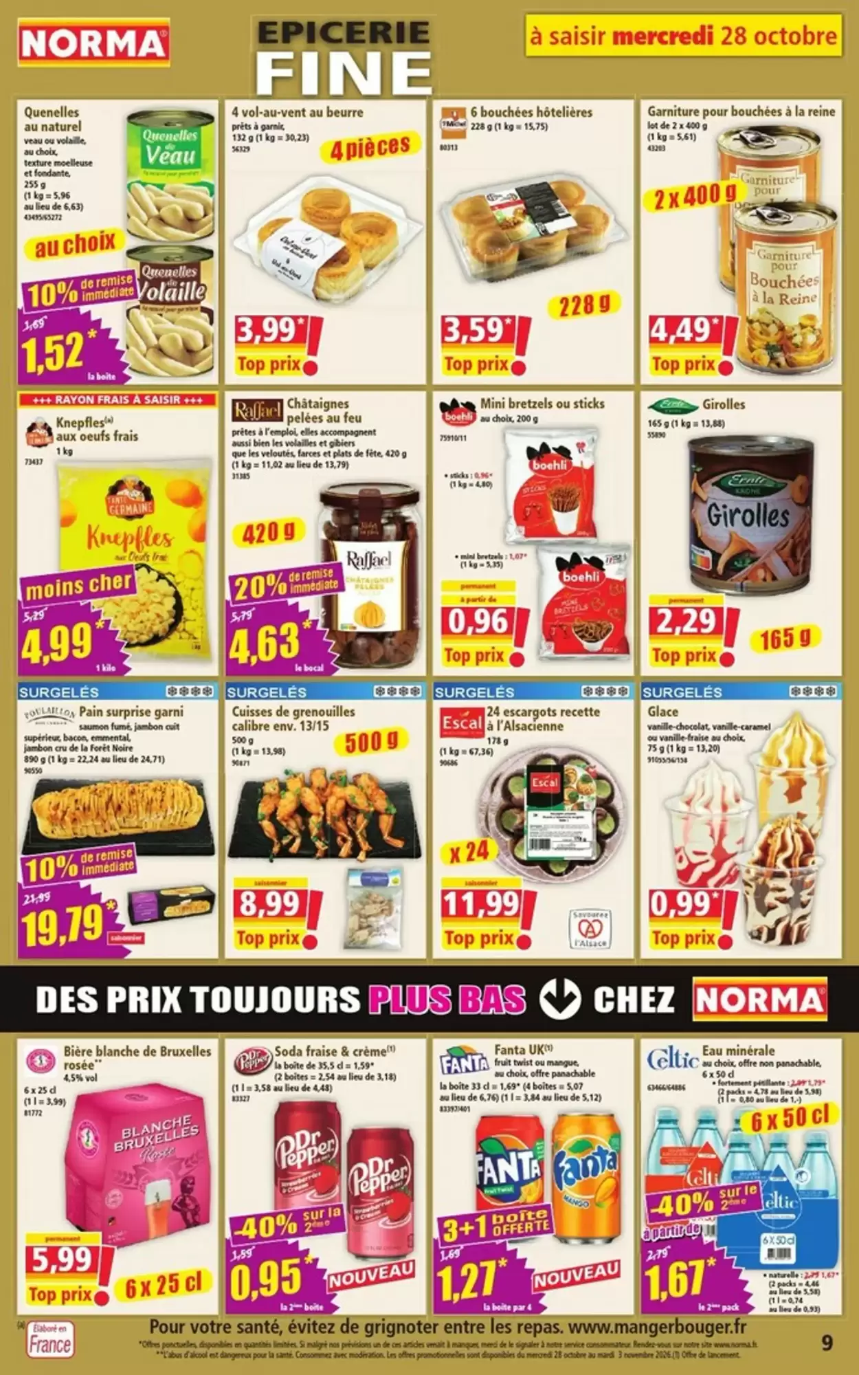 Prospectus promotionnel Norma valable à partir du 28/10/2026 - Page 9.