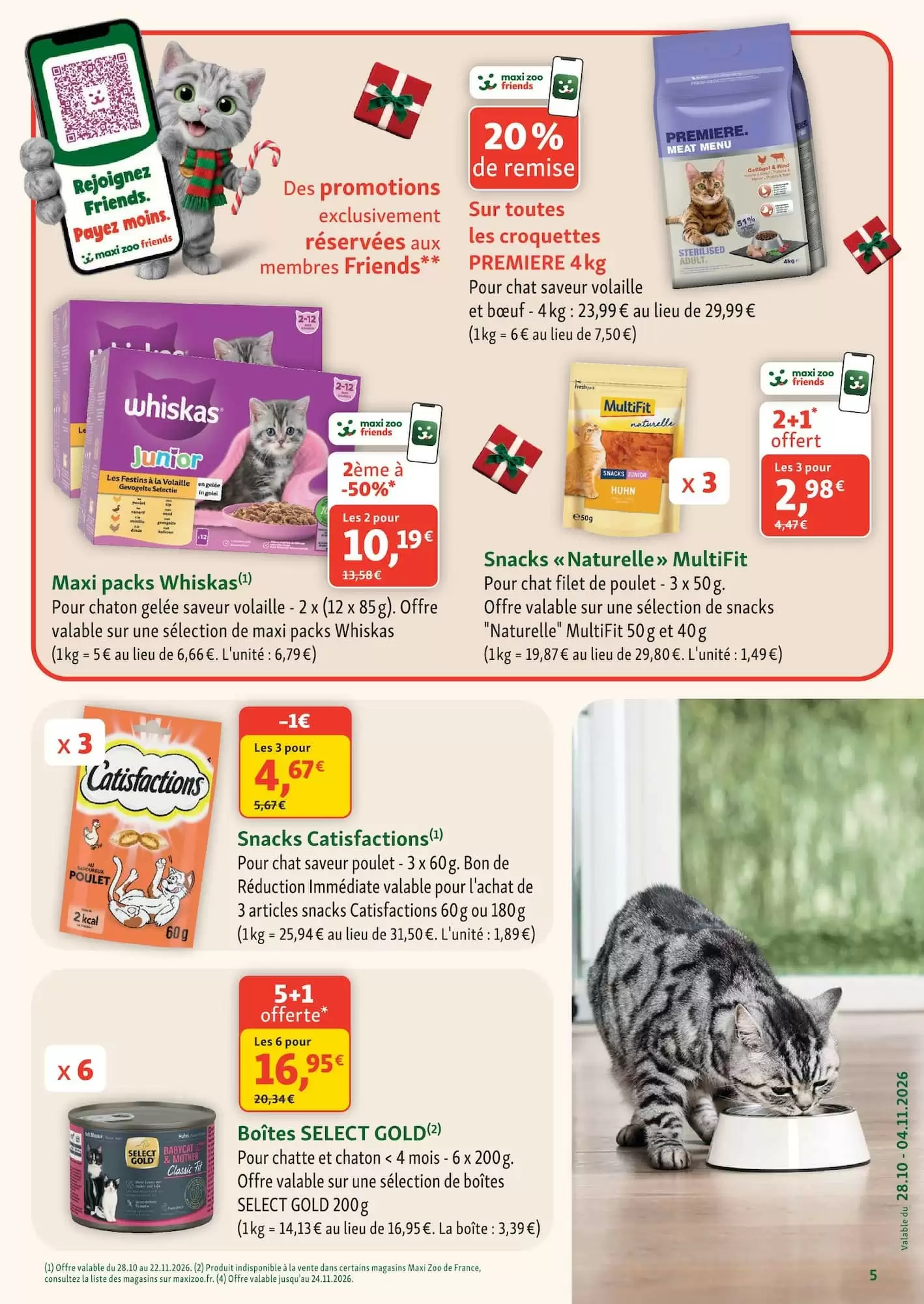 Prospectus promotionnel Maxi Zoo valable à partir du 28/10/2026 - Page 5.