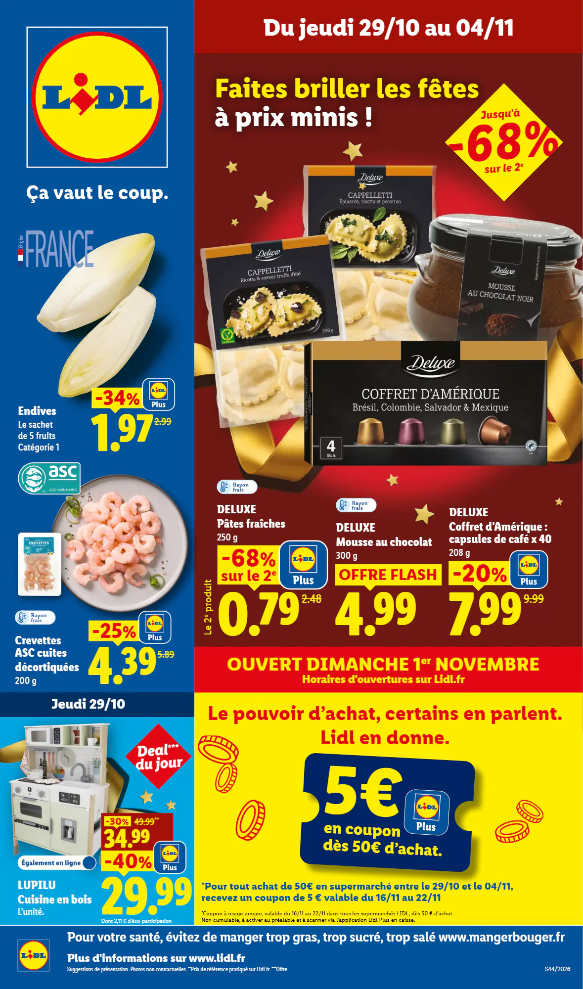Prospectus promotionnel Lidl valable à partir du 29/10/2026 - Page 1.