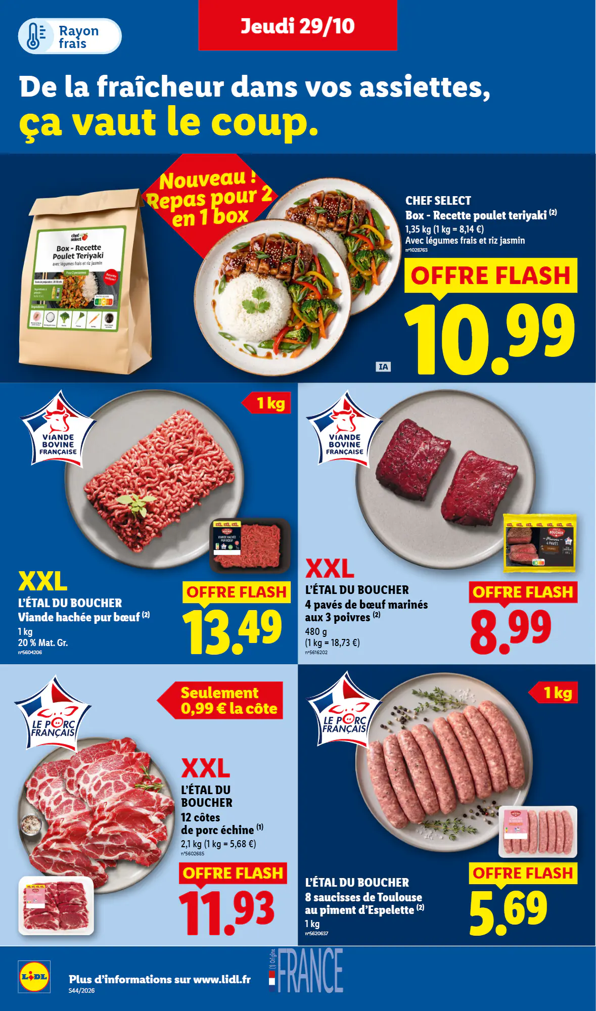 Prospectus promotionnel Lidl valable à partir du 29/10/2026 - Page 10.