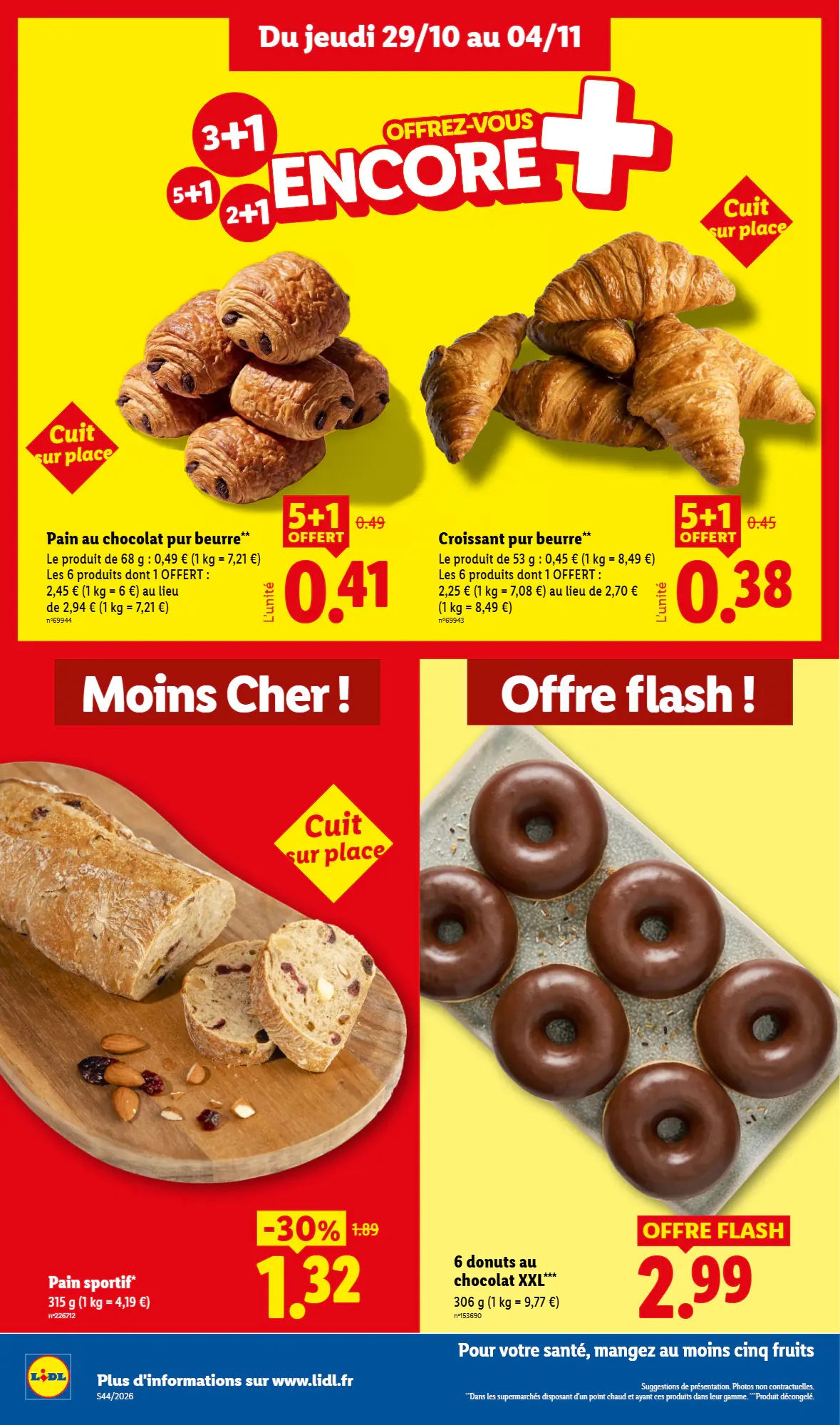 Prospectus promotionnel Lidl valable à partir du 29/10/2026 - Page 14.
