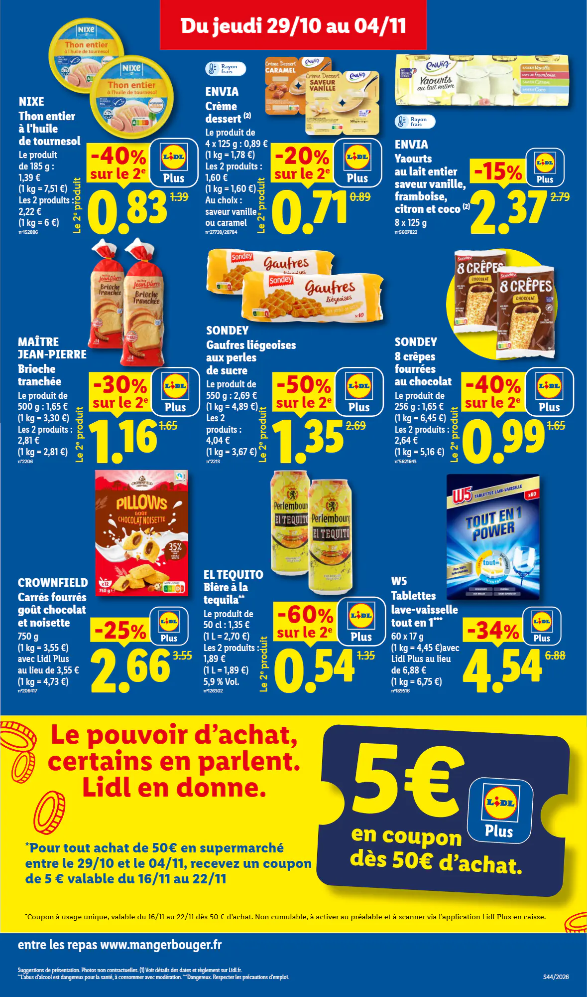 Prospectus promotionnel Lidl valable à partir du 29/10/2026 - Page 17.