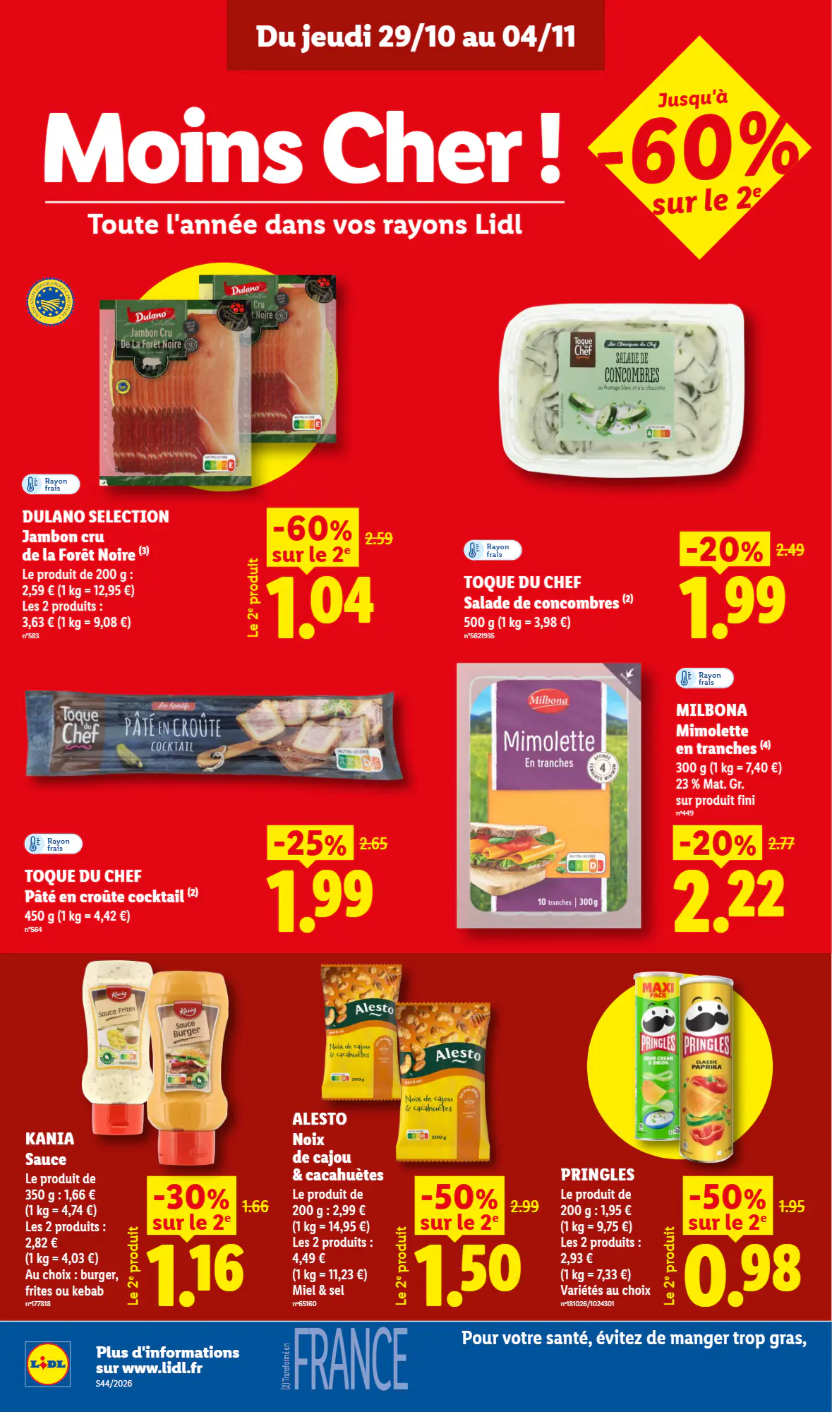 Prospectus promotionnel Lidl valable à partir du 29/10/2026 - Page 18.