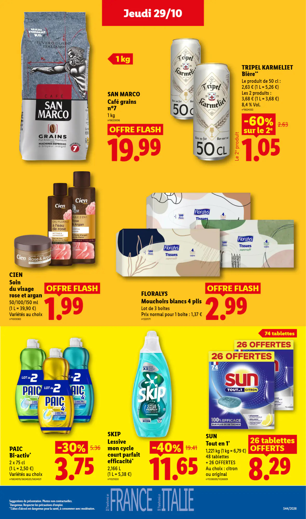 Prospectus promotionnel Lidl valable à partir du 29/10/2026 - Page 21.